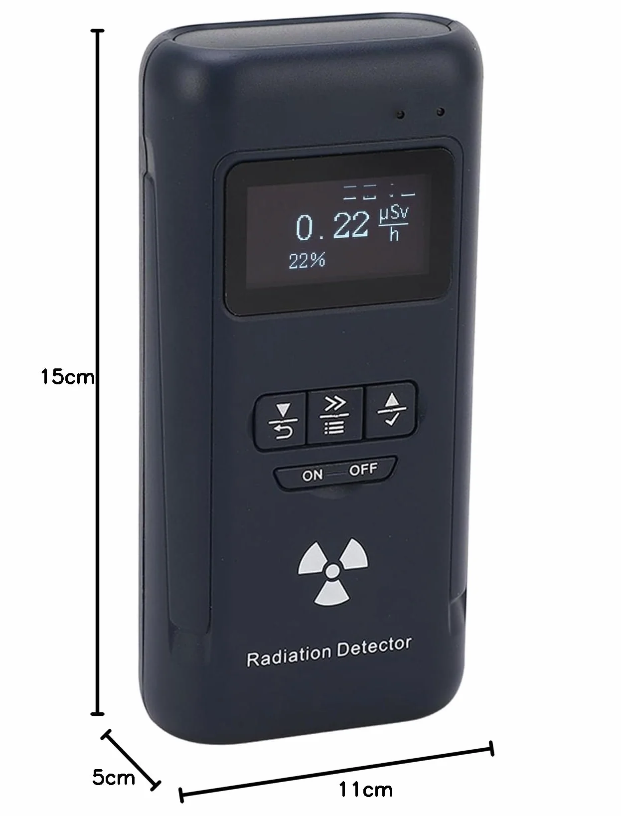 Detektor Promieniowania Jądrowego Geiger Licznik Geiger ABS 3 w 1 Testowanie β γ X Promieniowanie Alarmowe 0,01-1000 μsv/h