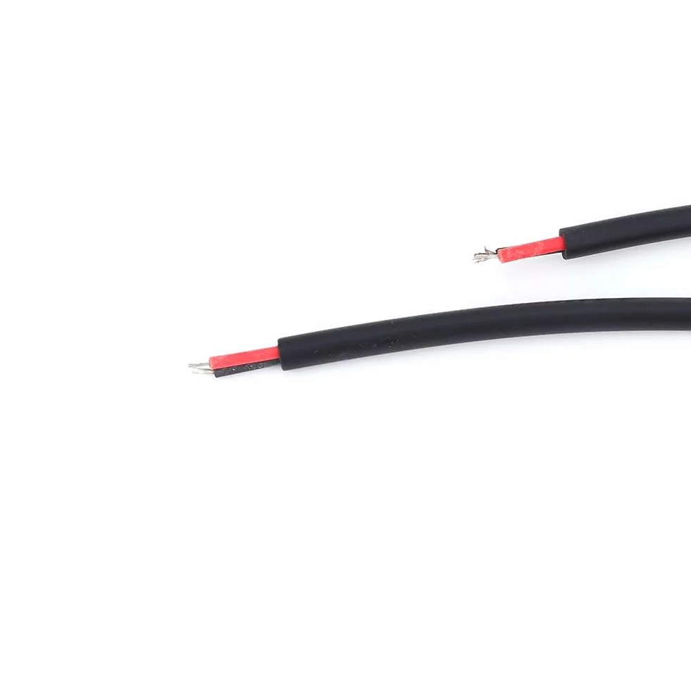 par 5.5x2.1mm Męski żeński Złącze Jack DC, żeńskie Złącze Zasilania Beczki Biały DC Power Baryłkowy Wtyk Jack Przewód łączący Przewód do Kamera Telewizji Przemysłowej Produkty (Czarny)
