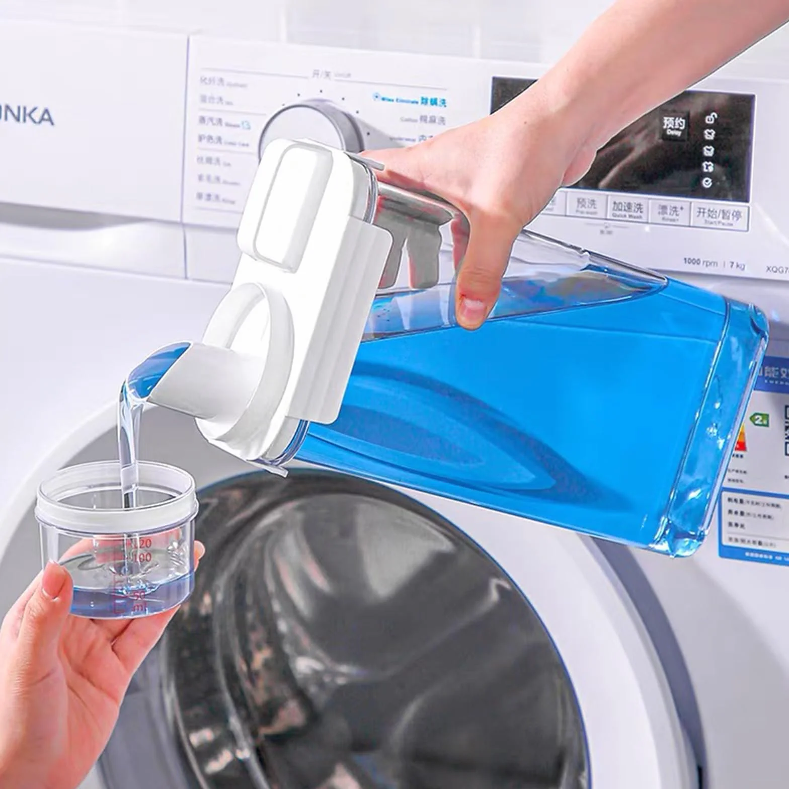 Pojemniki na żywność, plastikowe przenośne płatki zbożowe, do przechowywania ryżu, karmę dla kotów z pokrywką
