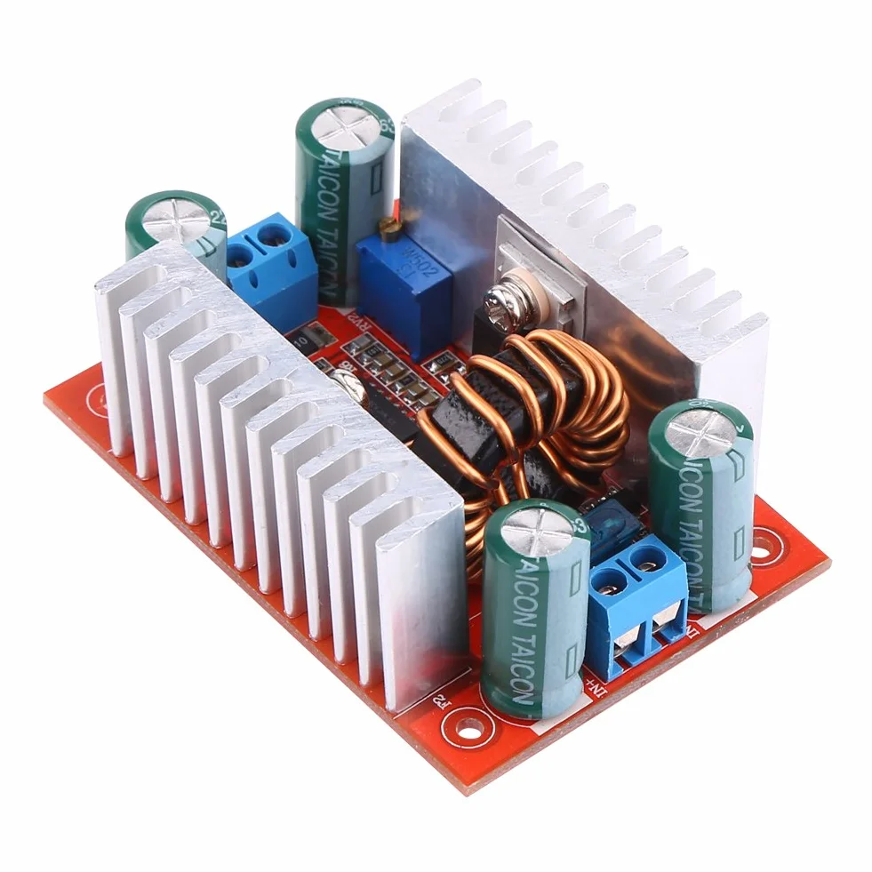 Moduł Step Up, 400W DC-DC Step-up Boost Converter Moduł Zasilacza Stałoprądowego Sterownik LED Konwerter Napięcia Podwyższający Napięcie