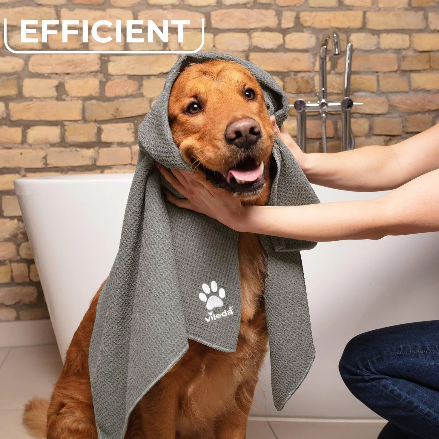 Vileda Pet Pro Ręcznik dla zwierząt 100% mikrofibra - rozmiar XL
