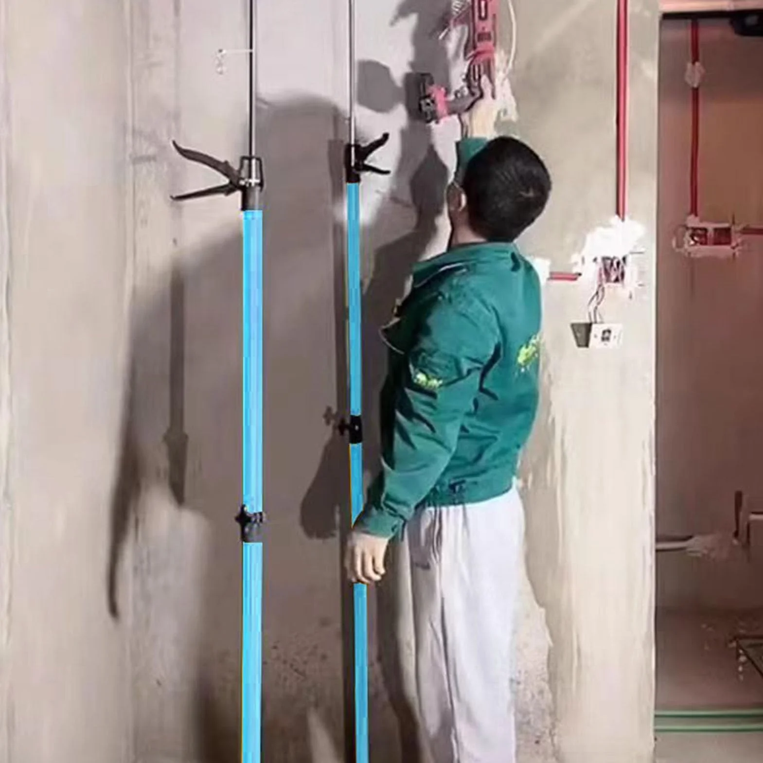 Ręczny Podnośnik Teleskopowy ze Stali Nierdzewnej 50-115 cm 2 szt. Podnośnik Meblowy