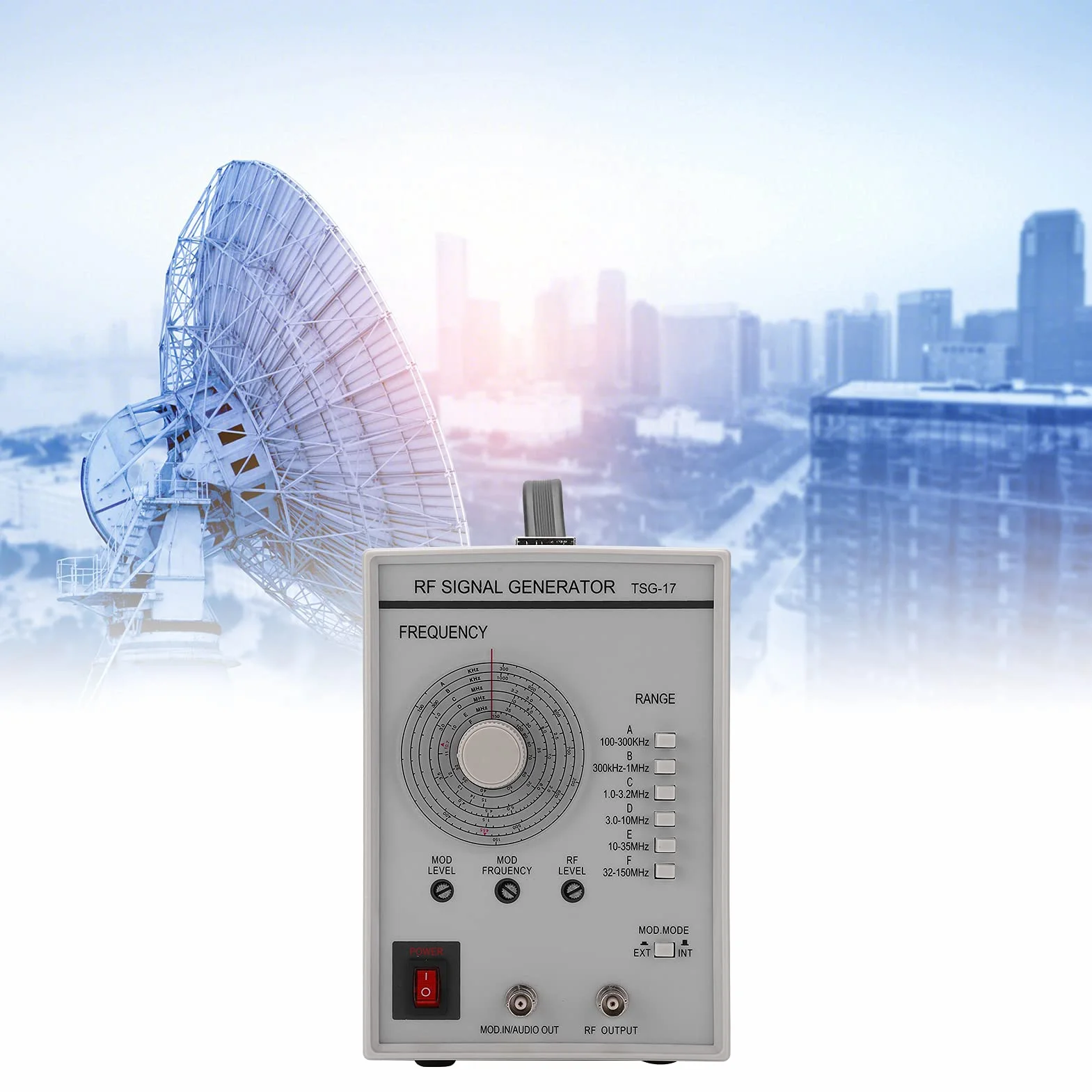 TSG-17 Generator Sygnału Wysokiej Częstotliwości 100KHz-150MHz Generator Funkcji Przebiegu Arbitralnego Miernik Częstotliwości