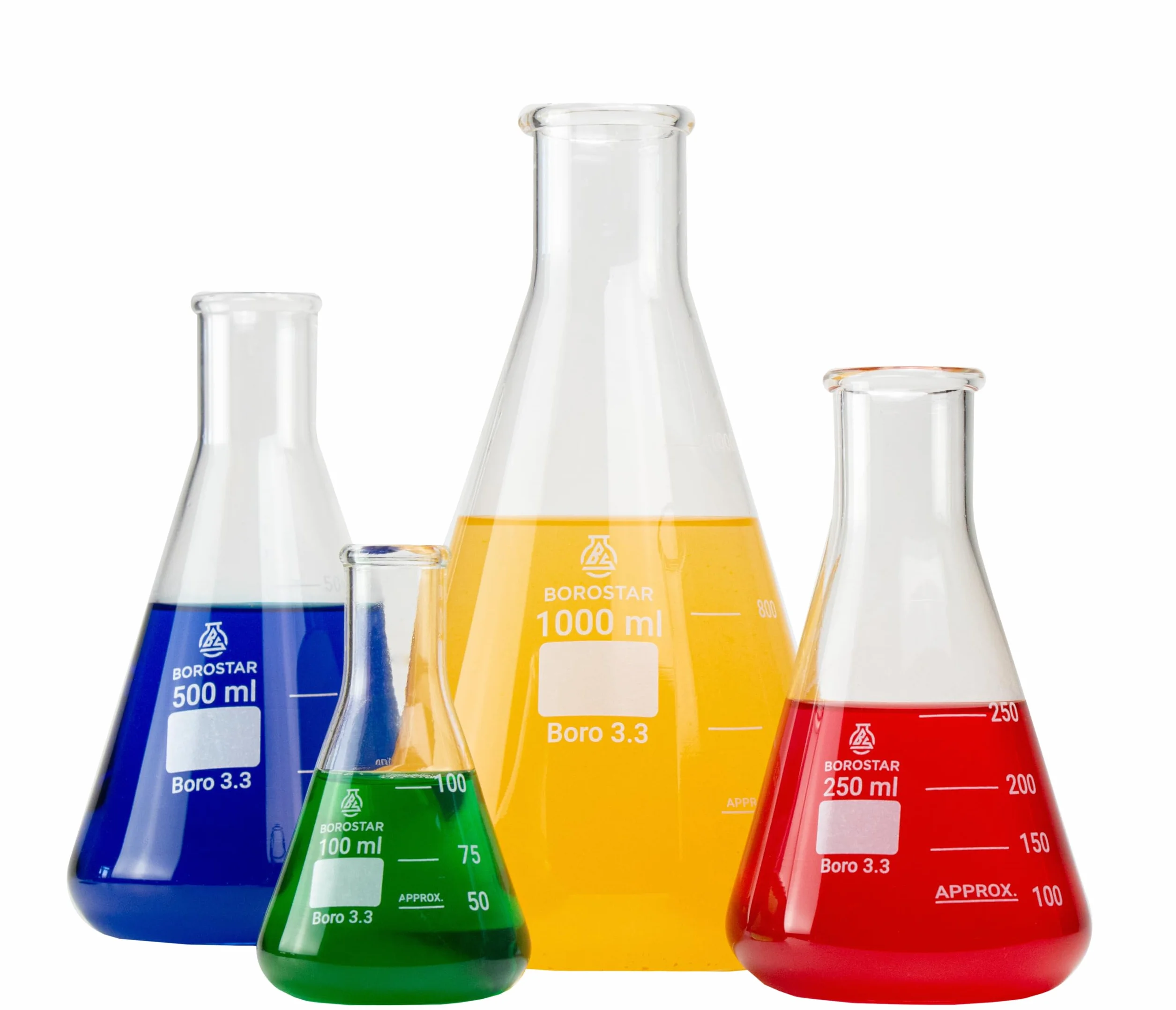 Kolba Erlenmeyera Boro 3.3 500 ml z podziałką wąska szyja