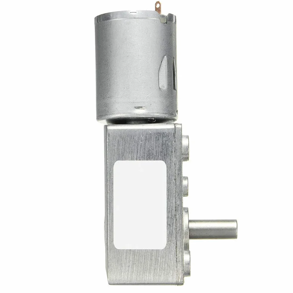 DollaTek JGY370 DC 12 V 90 obr./min dwustronny turbo ?limakowy silnik pr?du sta?ego o wysokim momencie obrotowym