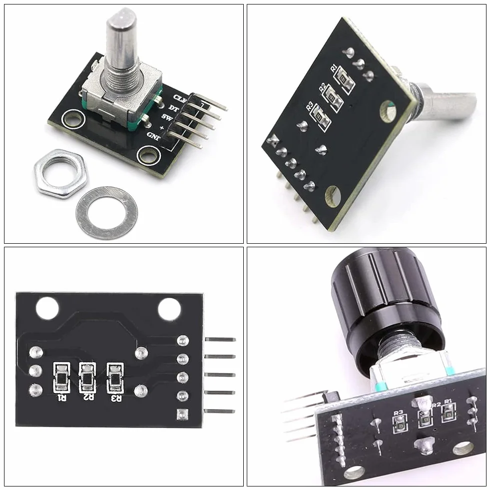 Obrotowy moduł enkodera,KY-040 Obrotowy moduł kodera,360 Stopni Rotary Encoder,Rotary Encoder,Moduł KY-040 Obrotowy KY-040,KY-040 Moduł KY-040 Enkoder, 360 Stopni Enkoder Obrotowy