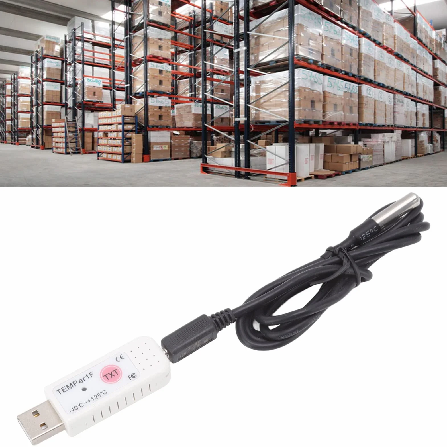Czujnik Temperatury Komputera USB, Termometr PC, Rejestrator Danych w Czasie Rzeczywistym