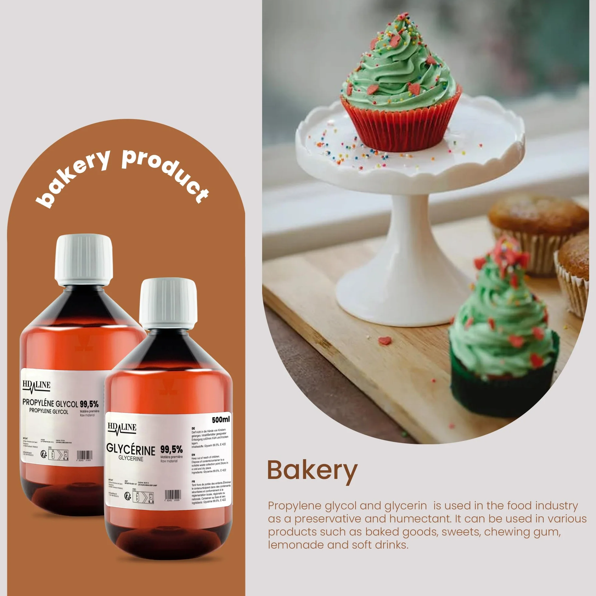 Gliceryna E422 + Glikol Propylenowy E1520 500 ml VG PG, Jakość Farmaceutyczna, Czarny, Wegański