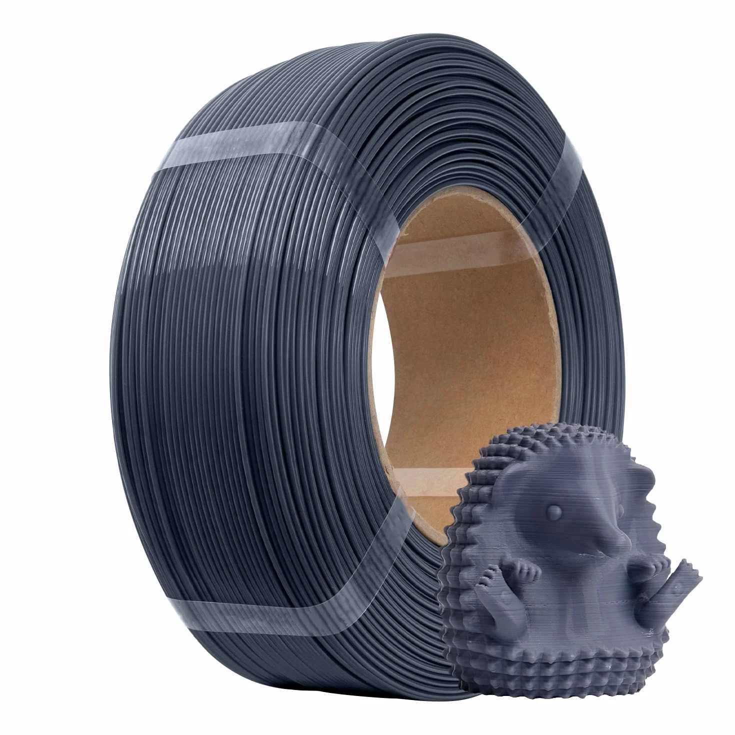 eSUN PLA+ Refill Filament 1.75mm, 1KG Szary, Bezszpulowy PLA Plus do Druku 3D