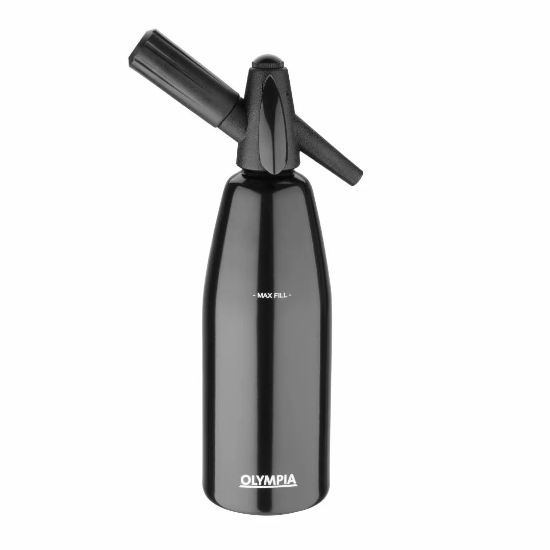 Olympia Syfon sodowy czarny 1 l