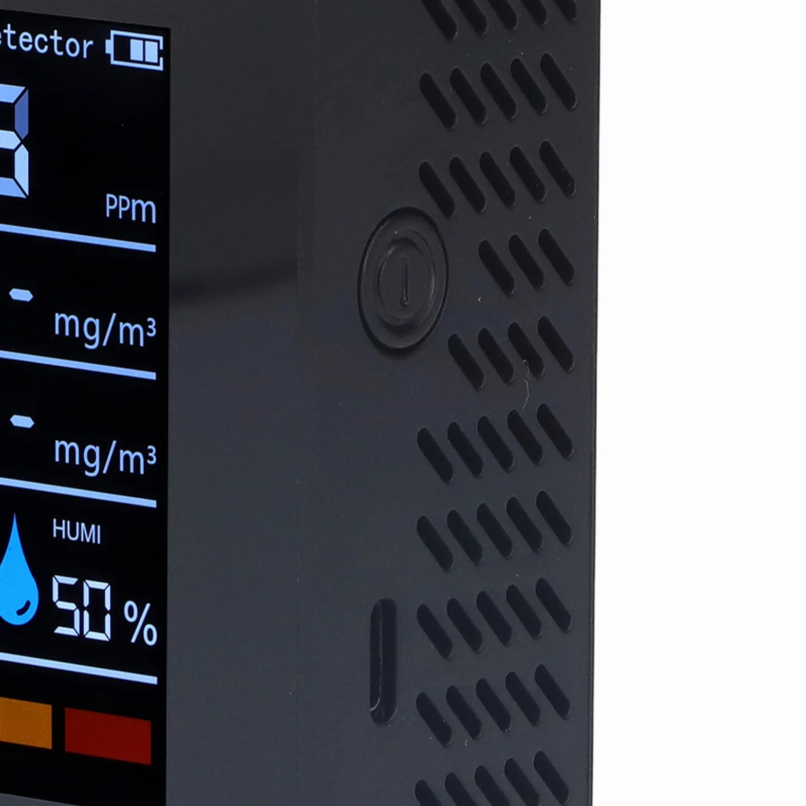 Monitor Jakości Powietrza CO2 z Czujnikiem PM TVOC HCHO, Przenośny Duży Wyświetlacz LCD