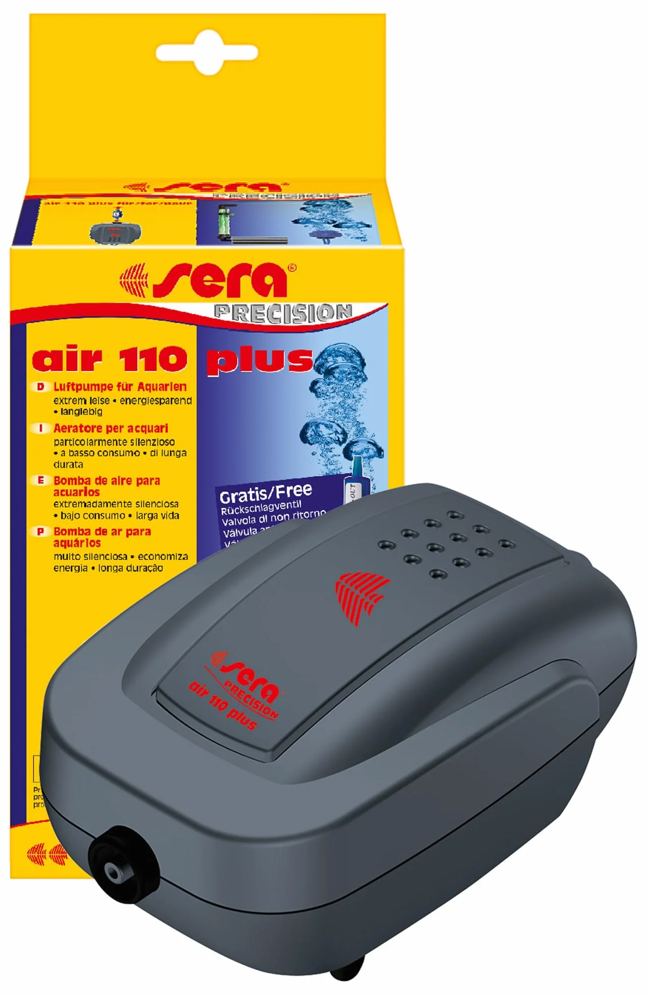 sera P18034 Air 110 plus pompa powietrza do małych akwariów