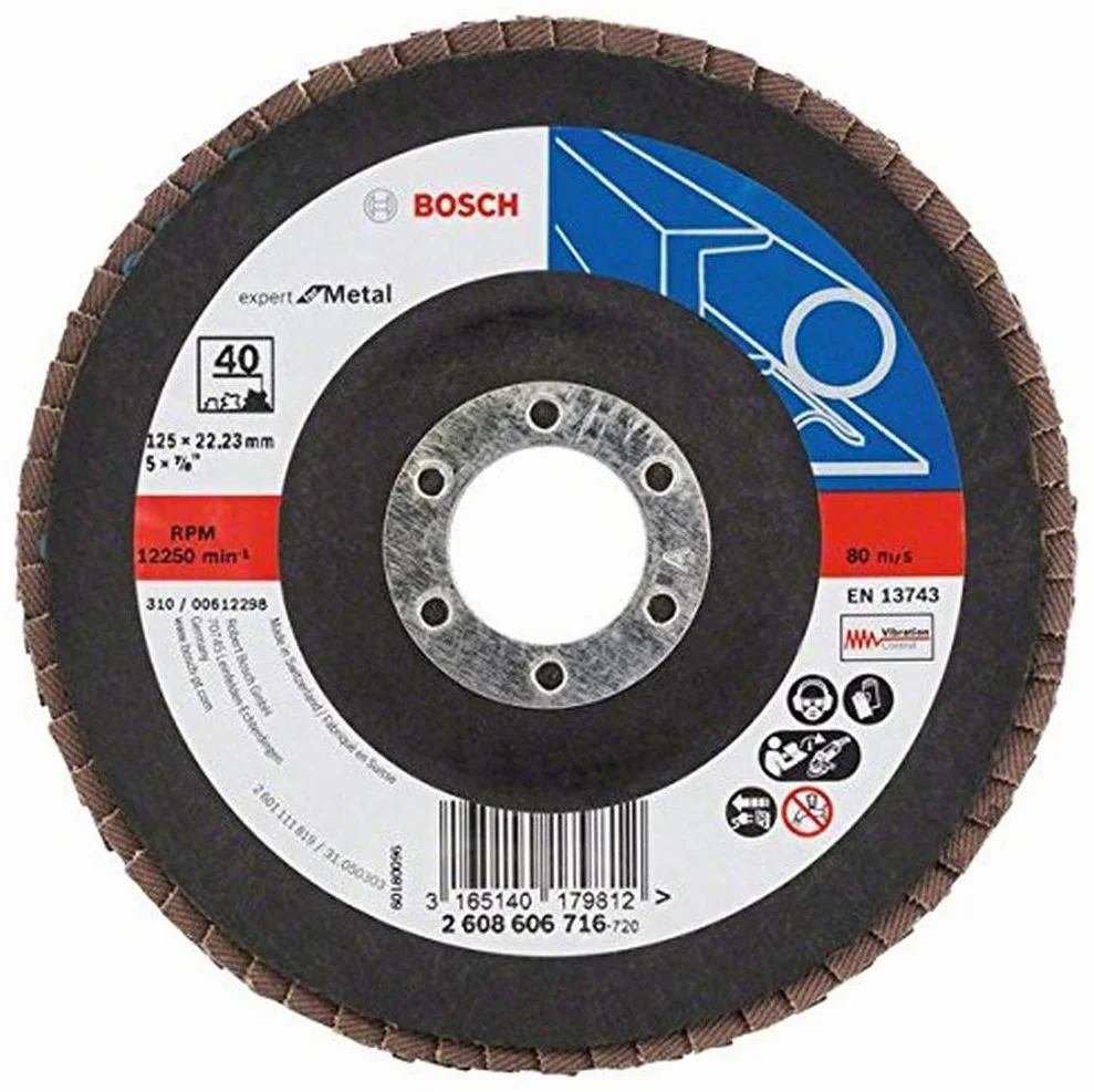 Bosch Professional tarcza szlifierska wachlarzowa Ø 125 mm ziarnistość 40