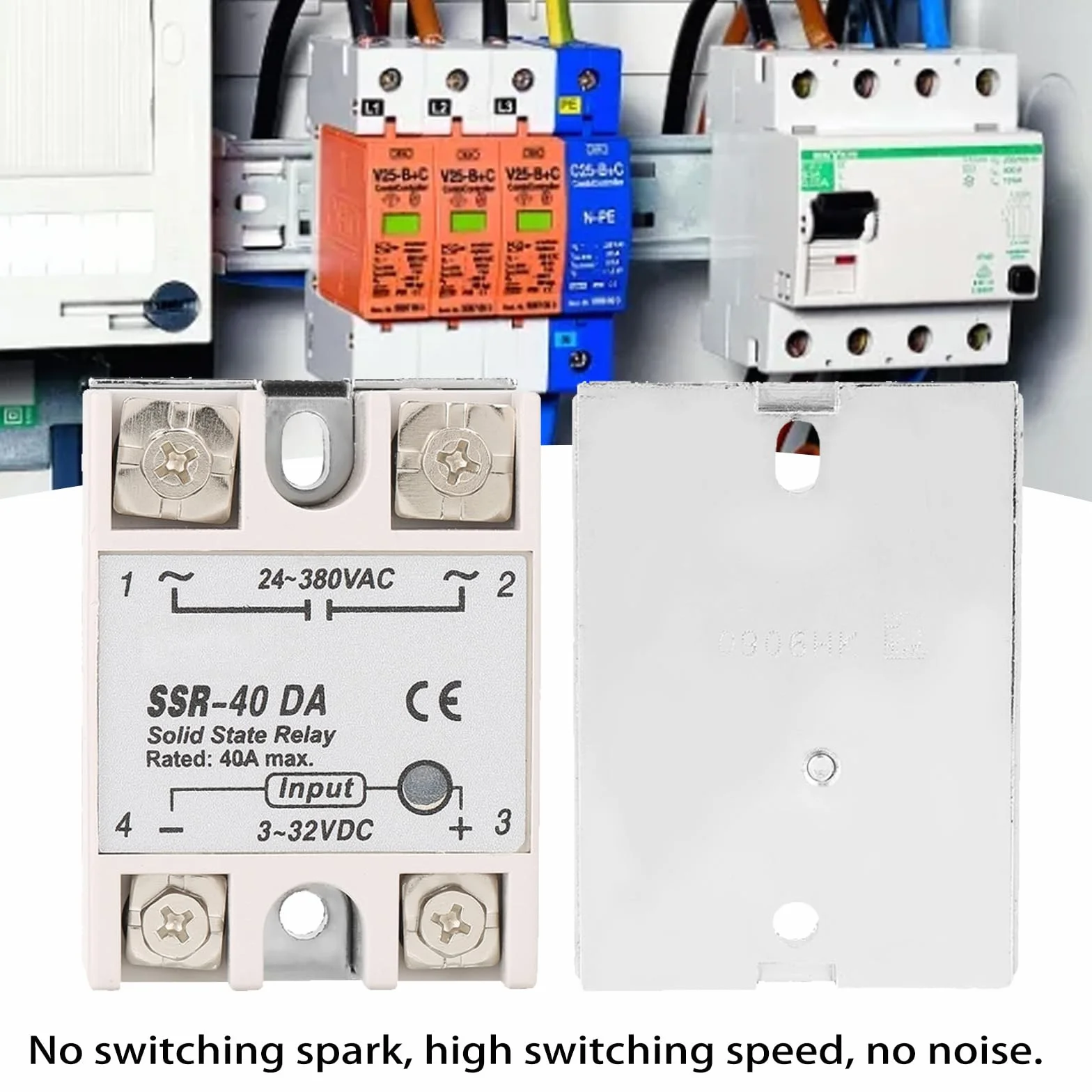 Przekaźnik półprzewodnikowy SSR-40DA 40A DC-AC automatyczne sterowanie