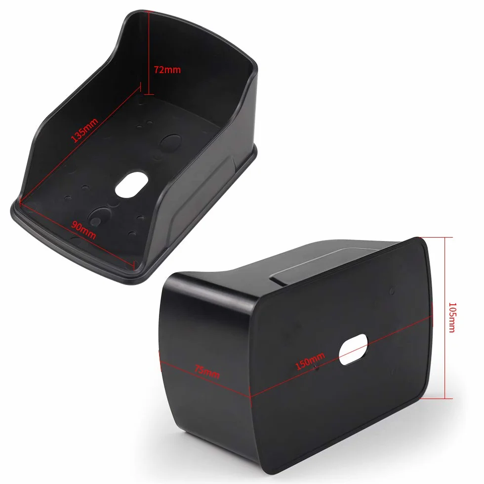 KUMU 7612 Zewnętrzny wodoodporny system kontroli dostępu do drzwi RFID, metalowa klawiatura, 180 kg, zamek magnetyczny, osłona przeciwdeszczowa, przycisk wyjścia, 15 breloków do domu, biura, czarna