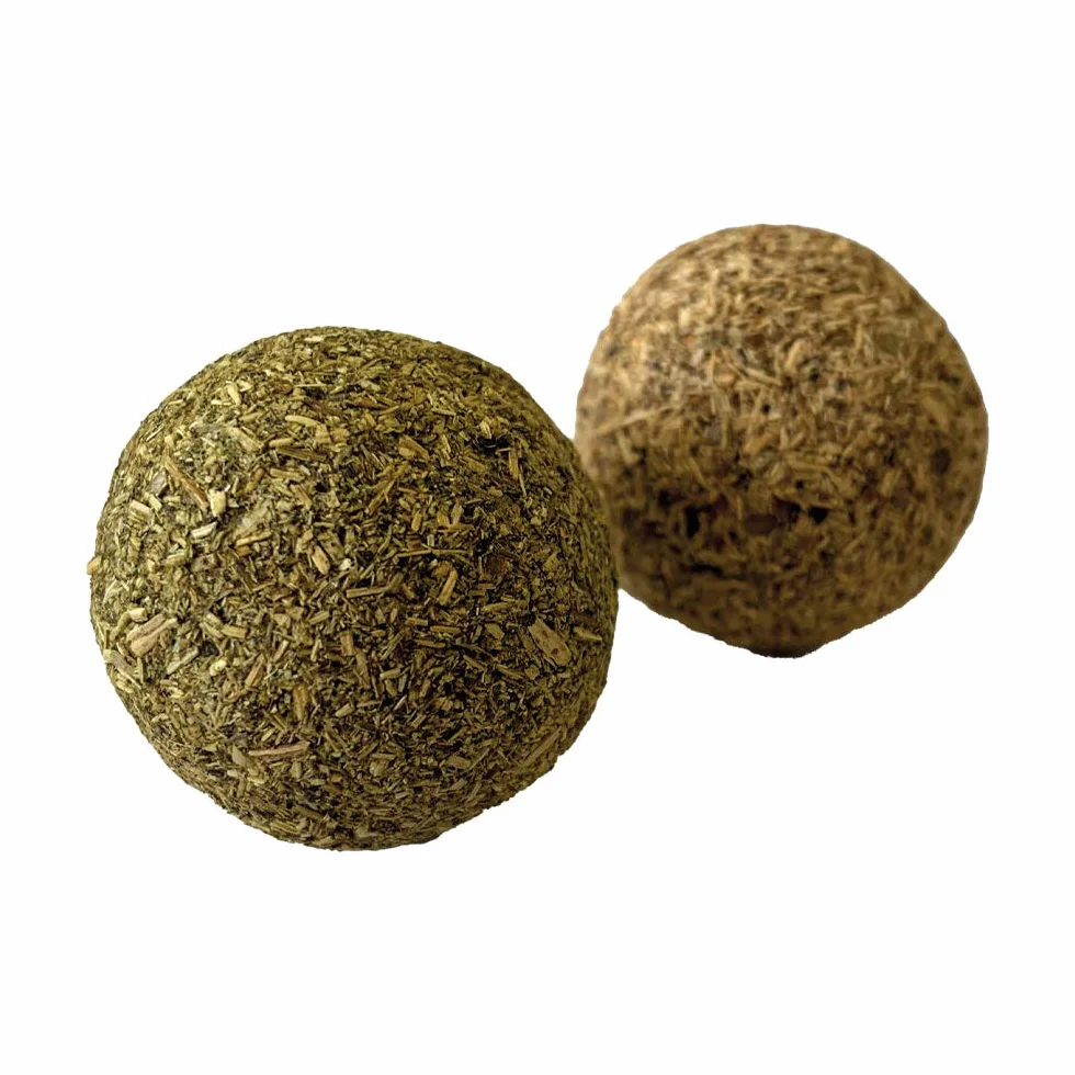 Croci Euphoria Balls zabawka dla kotów, kocimiętka i leśnika, 2 sztuki w kształcie kuli, z kocimiętką i tłoczonym srebrem, atrakcyjna dla kotów i szczeniaków, 3 cm