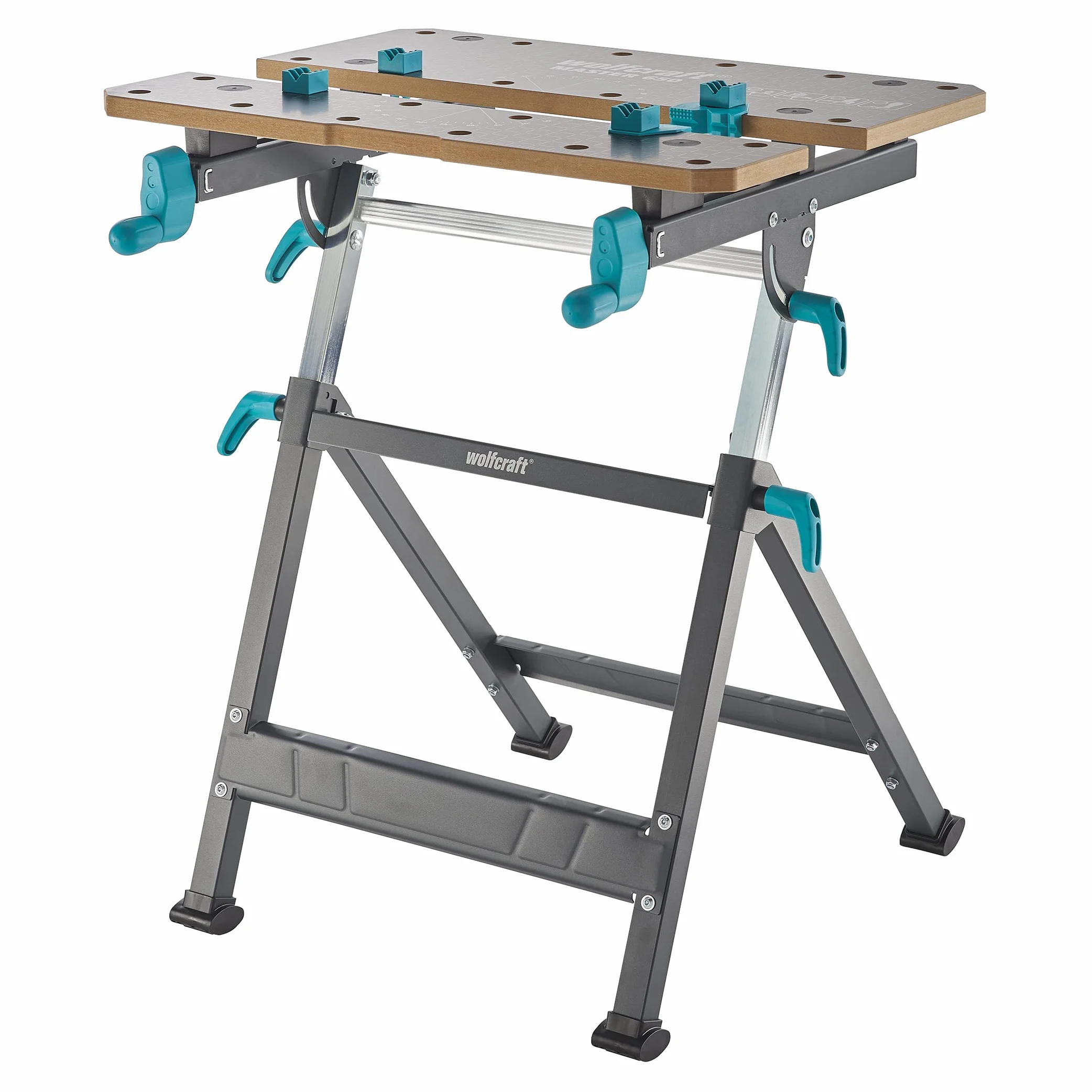 Wolfcraft Master 650 Ergo Stół Zaciskowo-Roboczy, Antracytowy/Szary, 650 x 720 x 950 mm