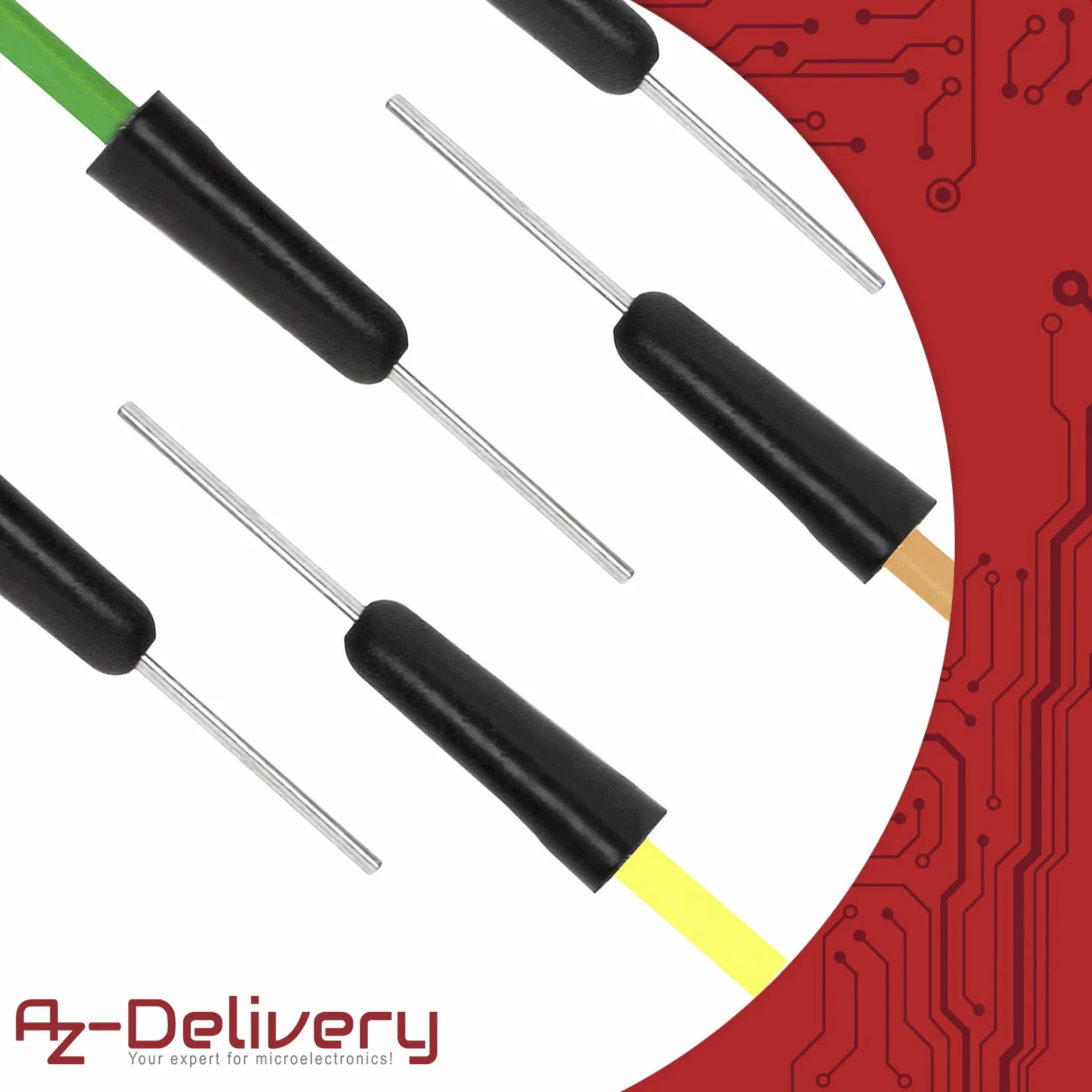 AZDelivery 65szt. Jumper Wire Cable Jumpers kompatybilny z płytką stykową Arduino Raspberry Pi