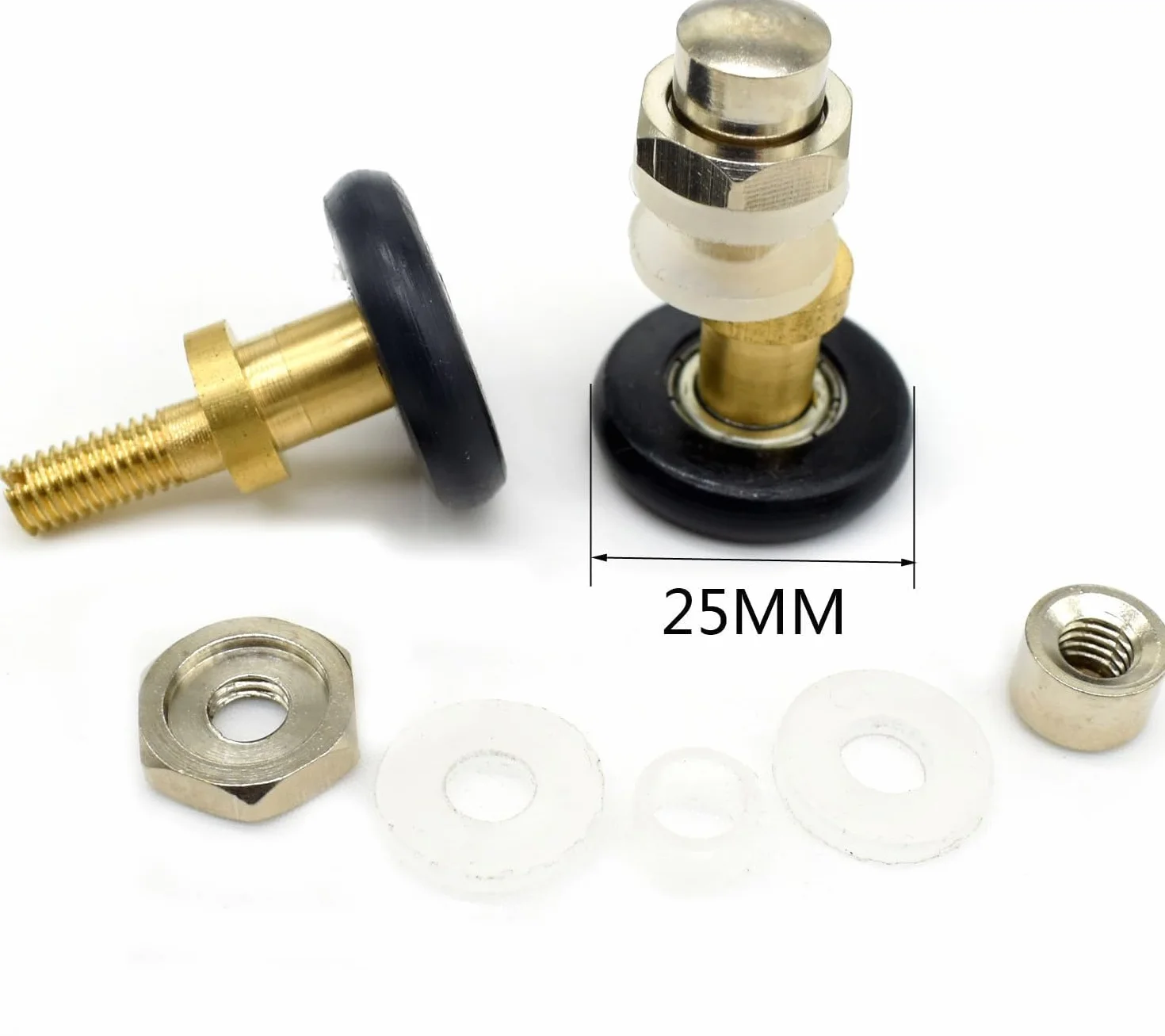 Rolki do drzwi prysznicowych 25 mm części zamienne
