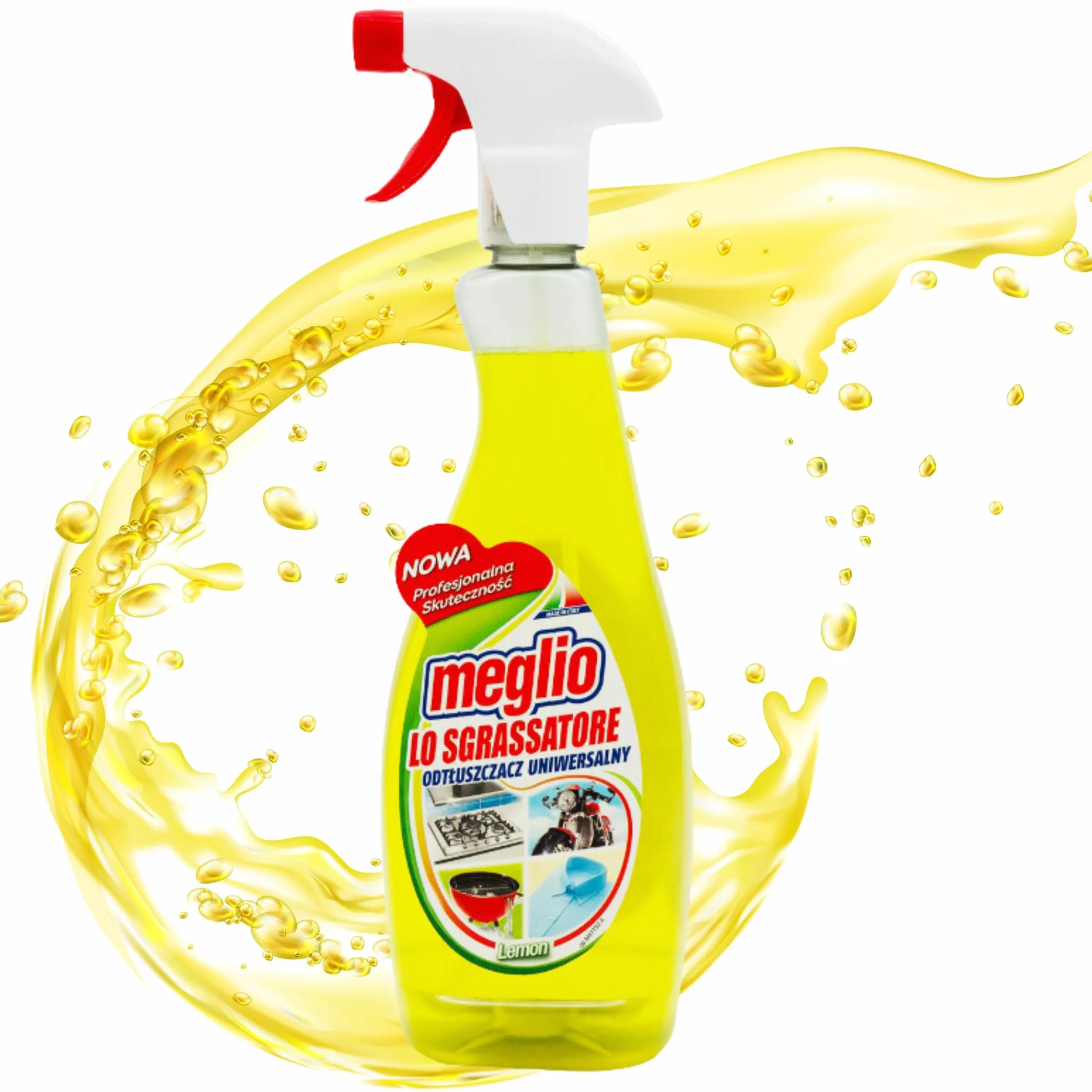 MEGLIO Odtłuszczacz uniwersalny Lemon, 750ml