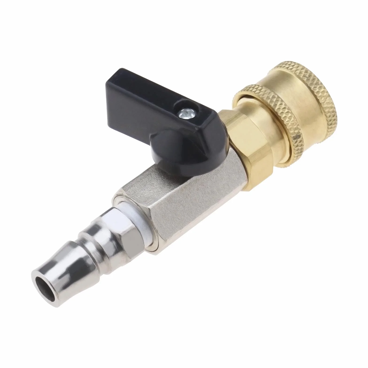 OTOTEC Szybkozłączka do sprężonego powietrza pneumatyczny zawór kulowy zawór dozujący zawór odcinający 1/4 cala z wtyczką nyplem 1/4 cala szybkozłącze w stylu europejskim