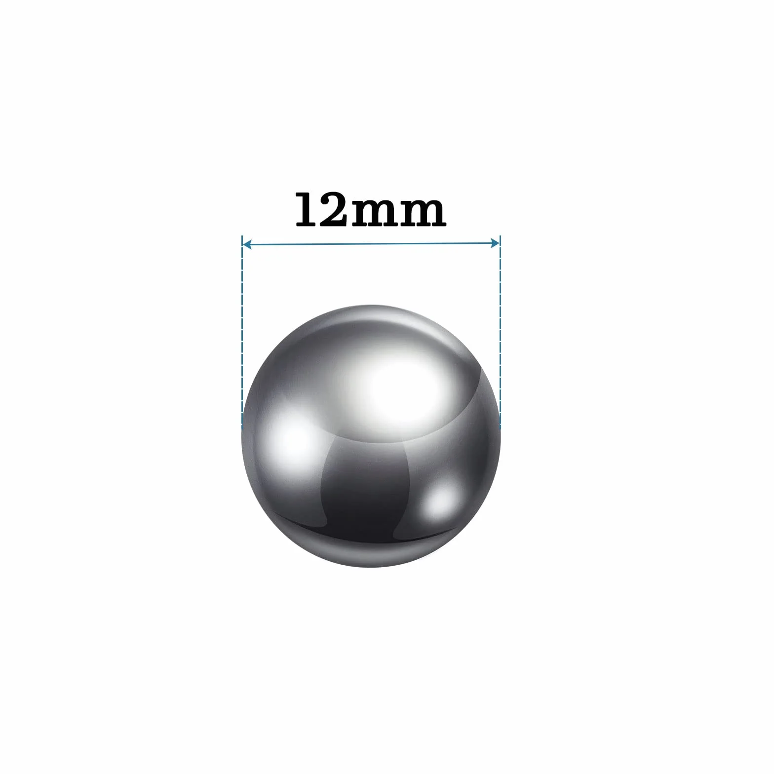 Kulki łożyskowe 12 mm ze stali nierdzewnej G200 precyzja Metalowe kulki magnetyczne do roweru