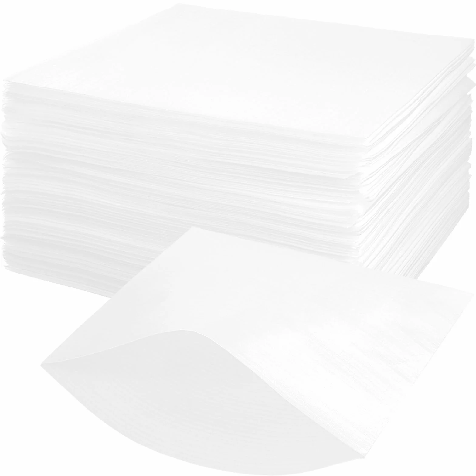KEILEOHO 150 sztuk, 30 x 30 cm, materia? opakowaniowy, folia piankowa, opakowanie z pianki, opakowanie do opakowa?, naczy?, 0,5 mm grubo?ci, bia?e