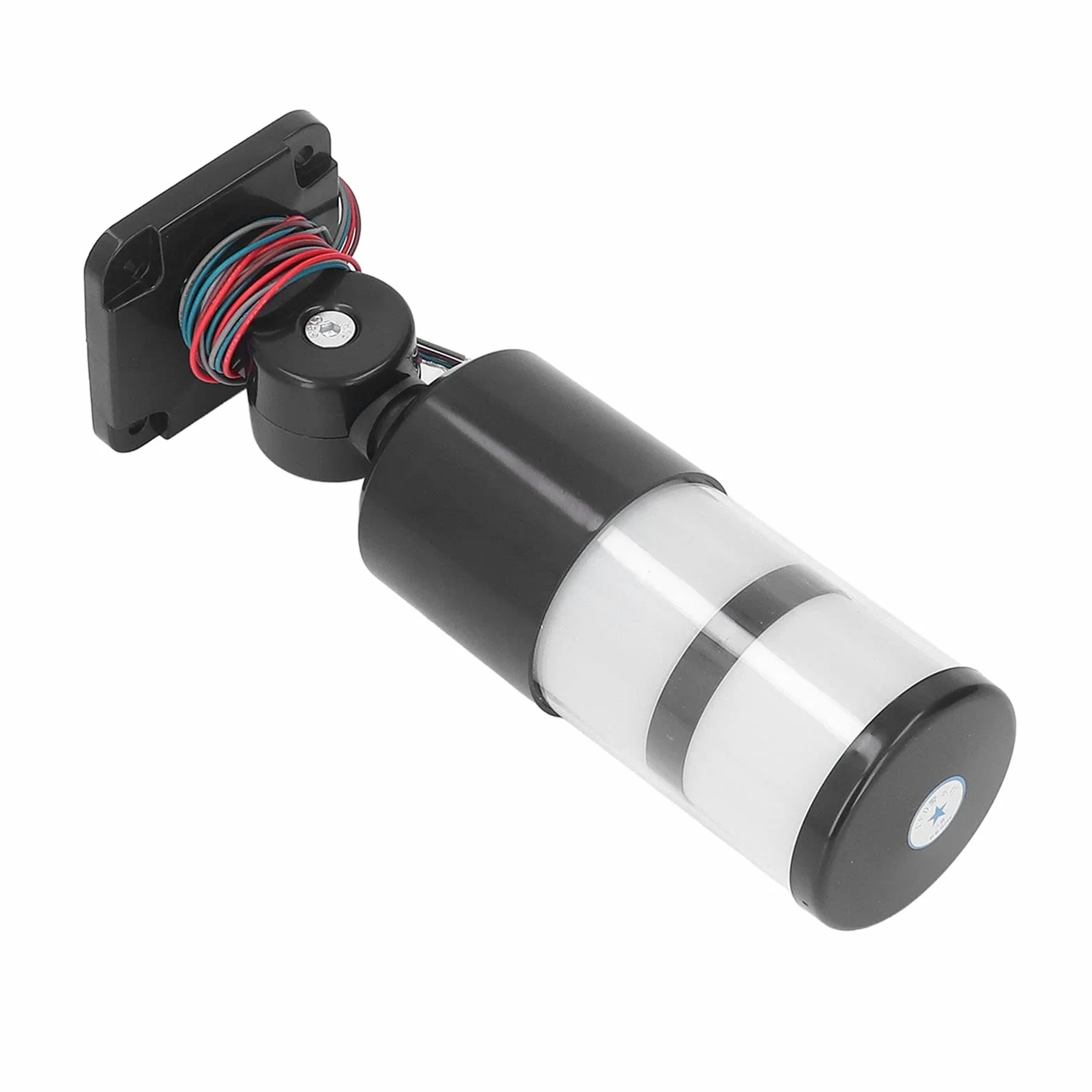 Lampa wieżowa LED, czerwona i zielona, ognioodporna, 12-24 VDC, przemysłowa lampa ostrzegawcza, obudowa z tworzywa sztucznego ABS z brzęczykiem, do linii montażowych do obrabiarek