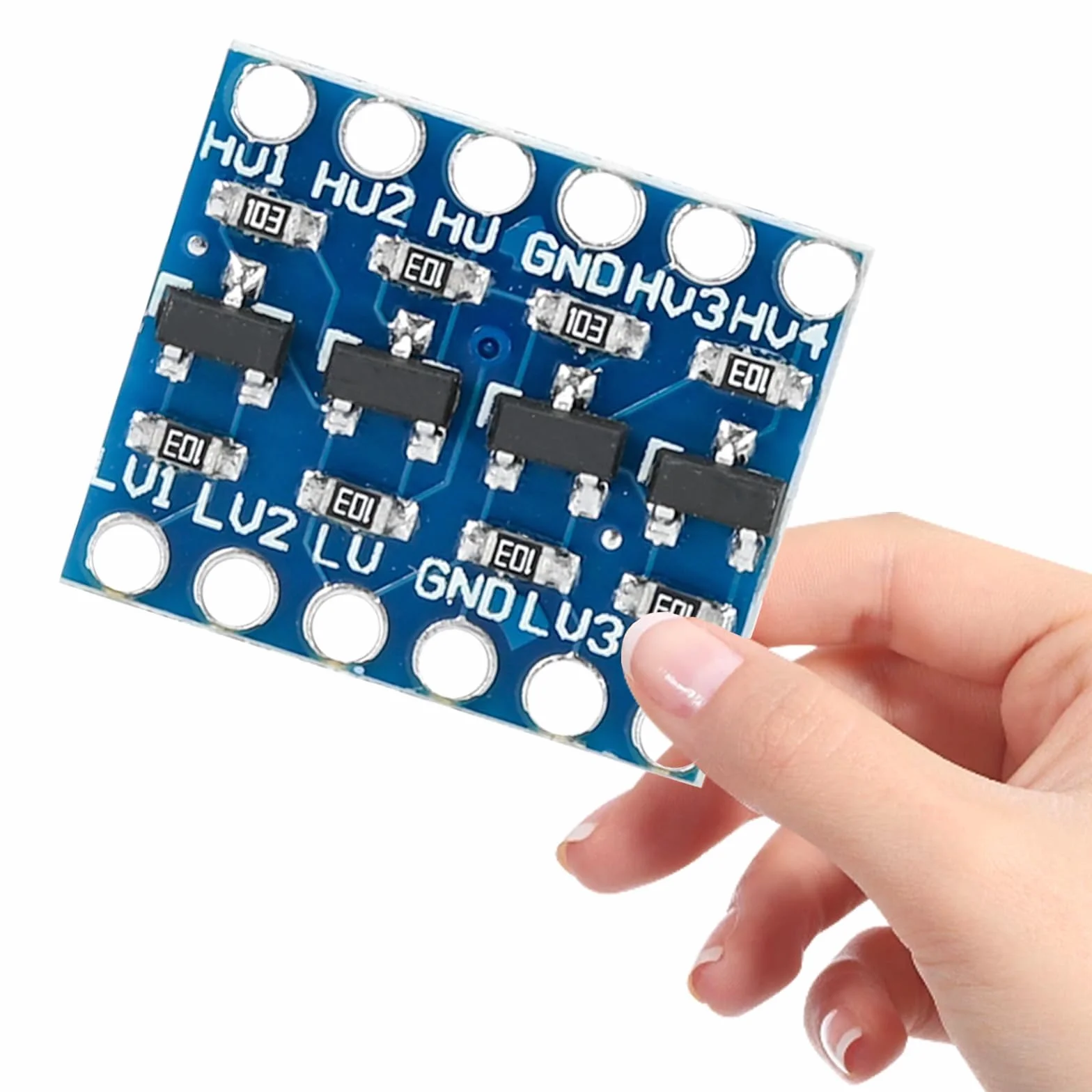4 kanały IIC I2C Logika konwerter poziomu dwukierunkowy 3,3 V-5 V moduł Shifter do Arduino 10 szt