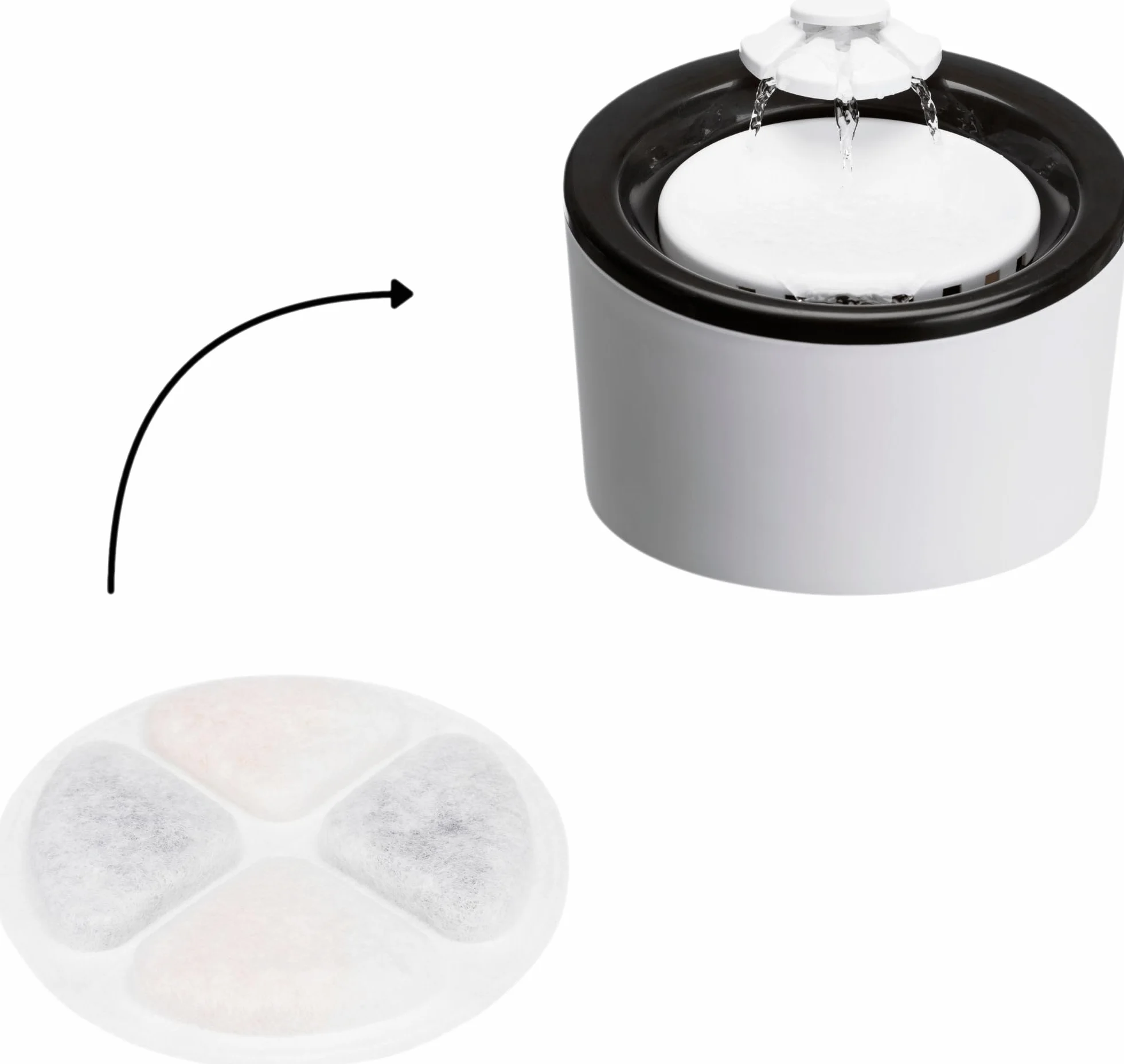 Trixie 24453 filtr wymienny do automatu do wody 24452, 29,1 g