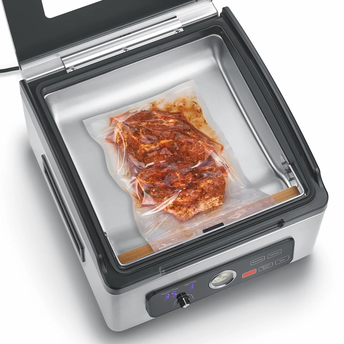 CASO VacuChef 700 komora próżniowa ze stali nierdzewnej 8 l pompa 70 l/min