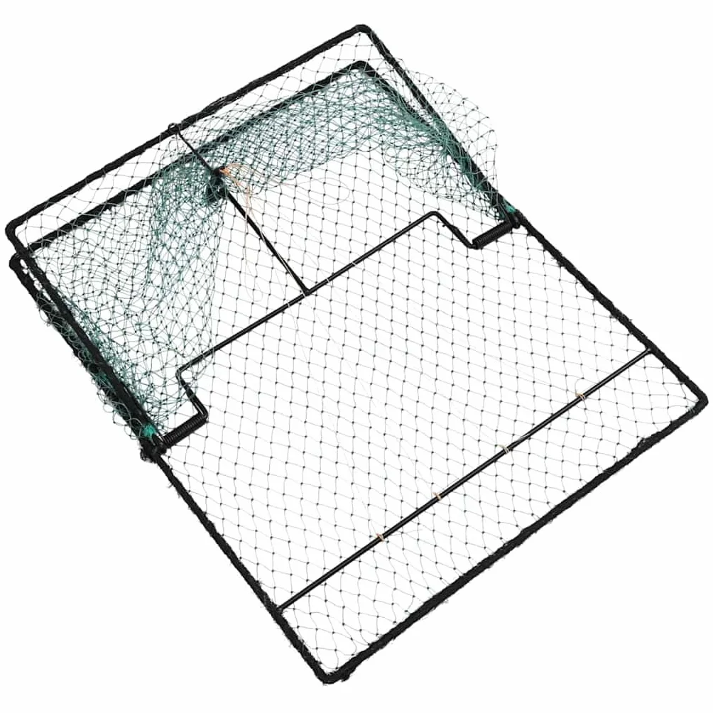 Zielona pułapka na ptaki z polietylenu, 50 x 60 x 1,9 cm, składana i trwała, do kontroli ptaków w ogrodzie i na zewnątrz, łatwy montaż i transport