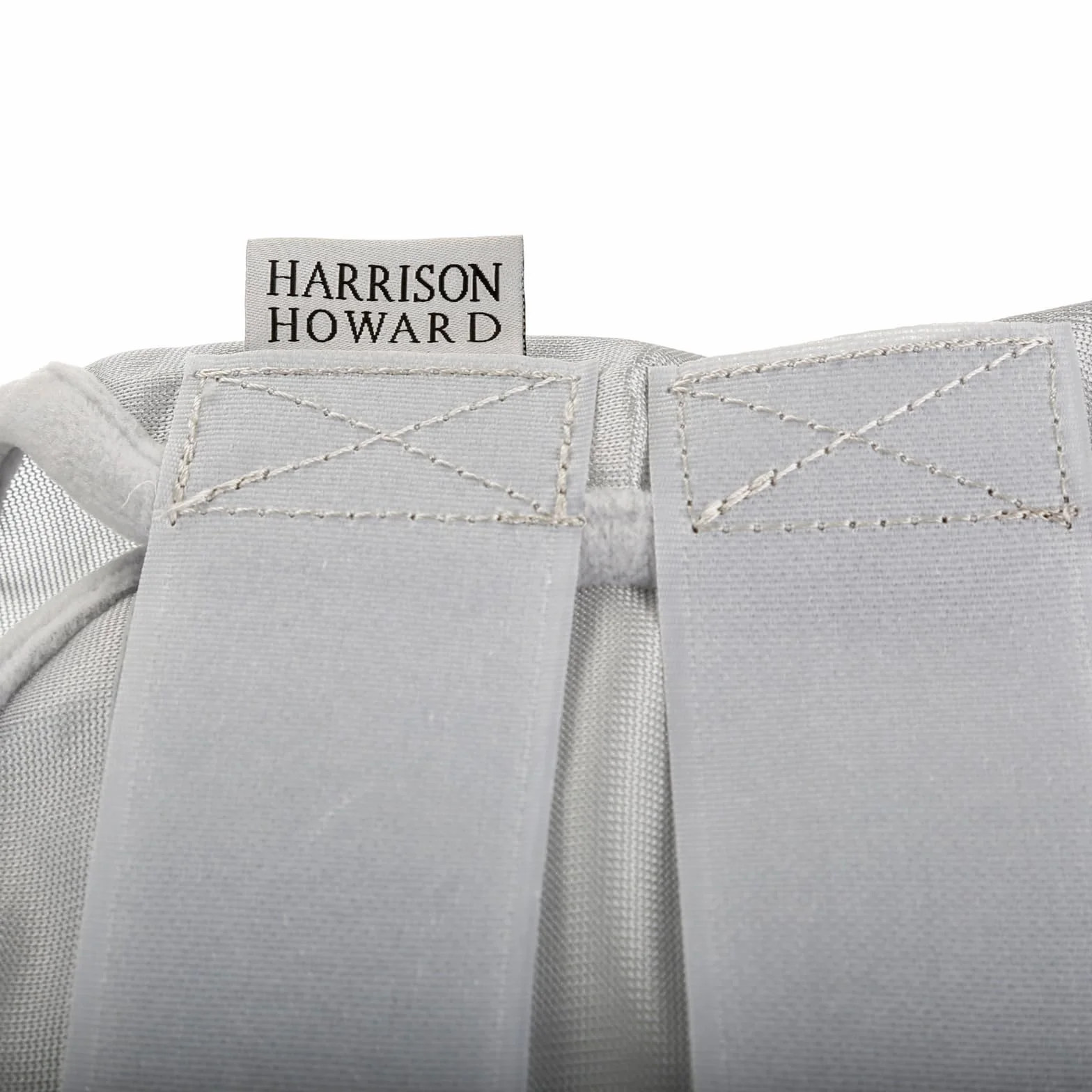 Harrison Howard CareMaster Gruba wyściółka z polaru, półprzezroczysta, drobna siatka, maska na muchy końskie, standardowa, srebrna, średnia kolba