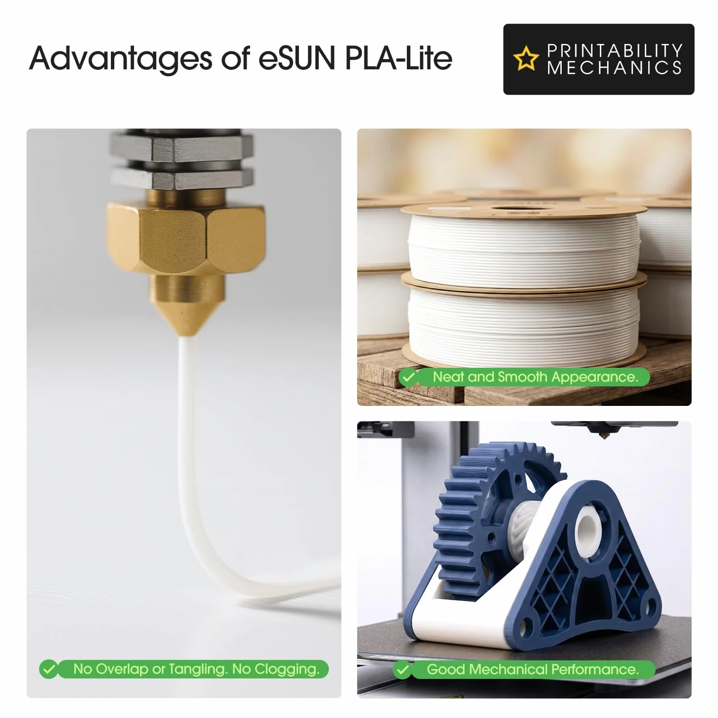 eSUN PLA Filament 1,75 mm dokładność wymiarowa +/- 0,03 mm 2KG Chłodna biel + czerń