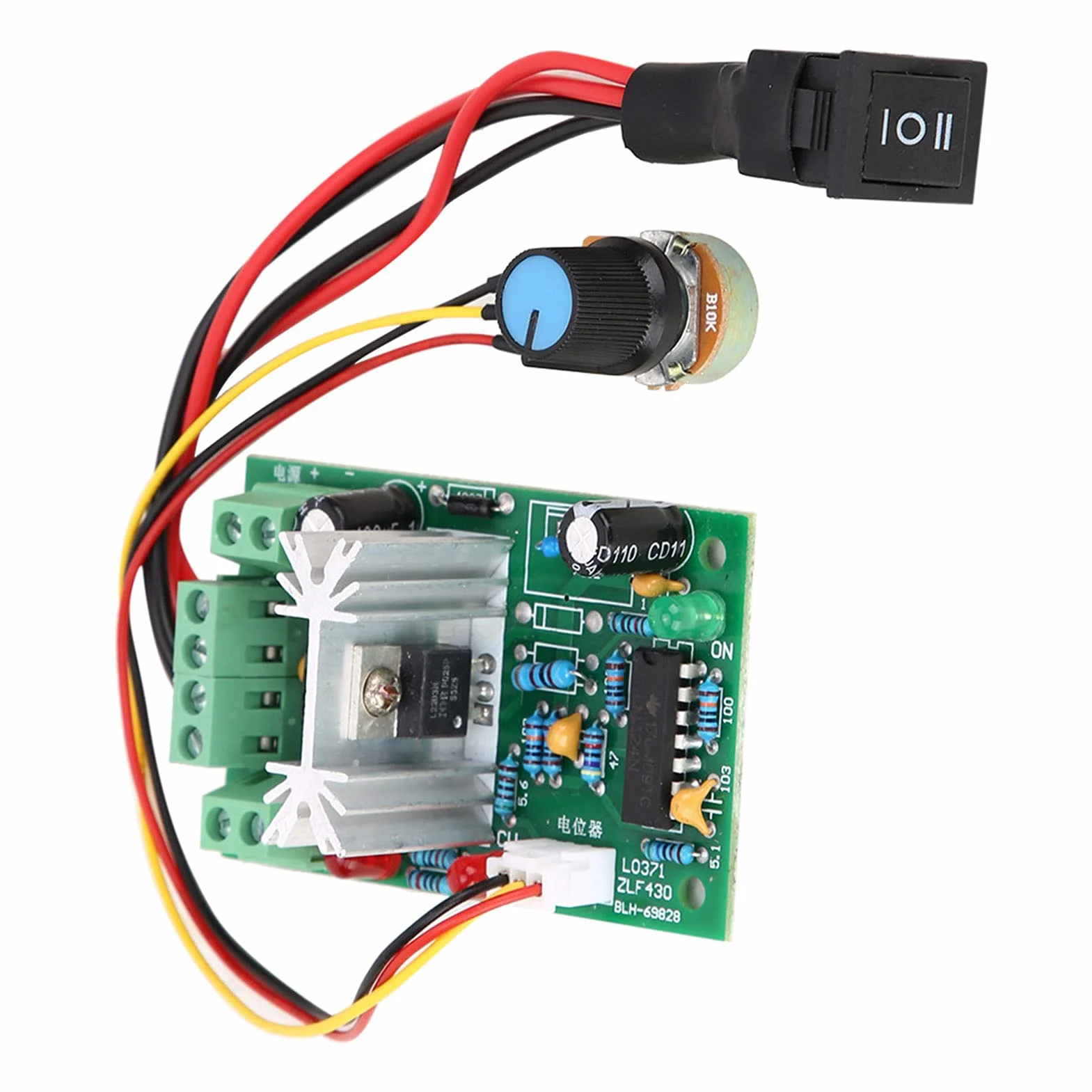 Regulator prędkości silnika prądu stałego PWM 5-30 V 6A 150 W odwracalny