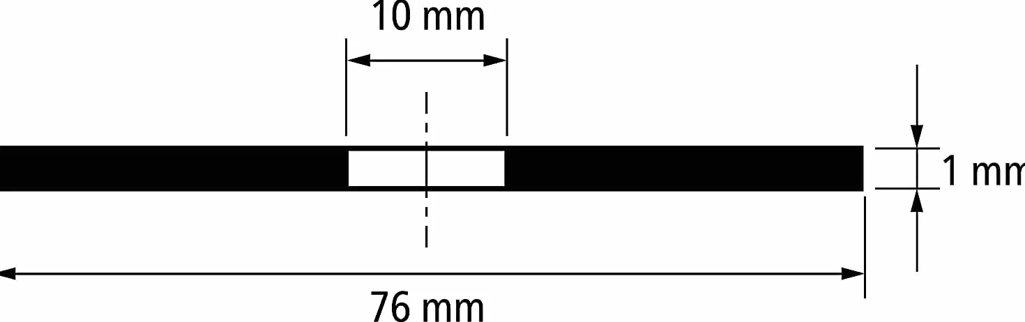 PFERD Zestaw startowy 6-częściowy | 5 x prosta tarcza tnąca PSF STEELOX, 76 x 1,0 x 10,0 mm + uchwyt na narzędzia do szlifierki prostej | 69198288 – do stali i stali nierdzewnej (INOX)