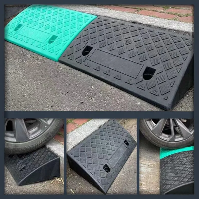 Rampa Najazdowa Podjazdowa Guma 8 cm z Kanałem na Kable Antypoślizgowa