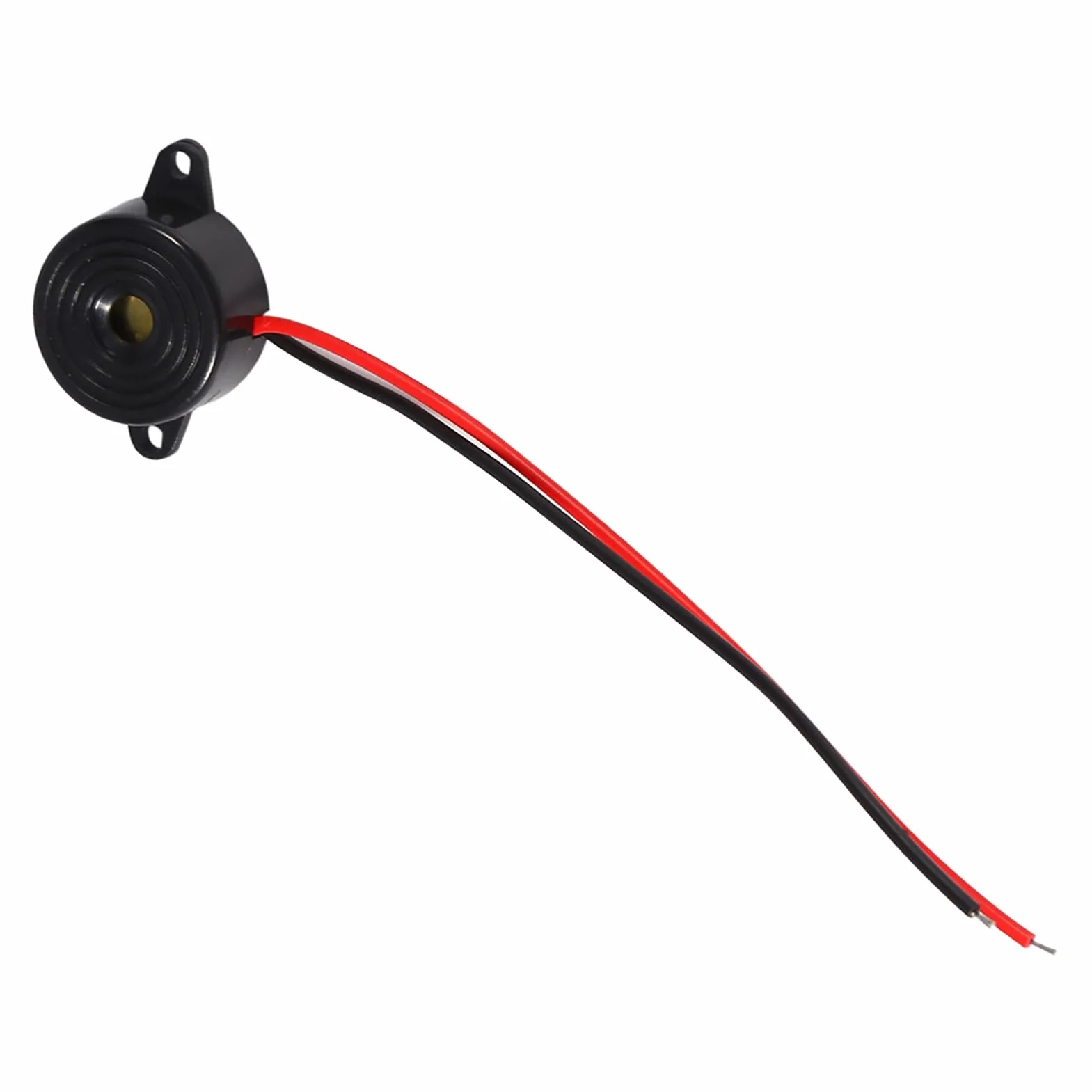 Piezo Elektroniczny Alarm Dźwiękowy 3-24V Brzęczyk 85-95dB 12VDC 100mm