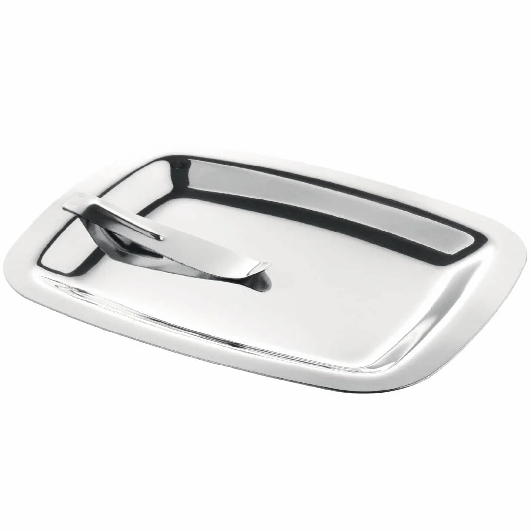 Olympia Stainless Steel Tip Tray with Spring Hold - 150x120mm