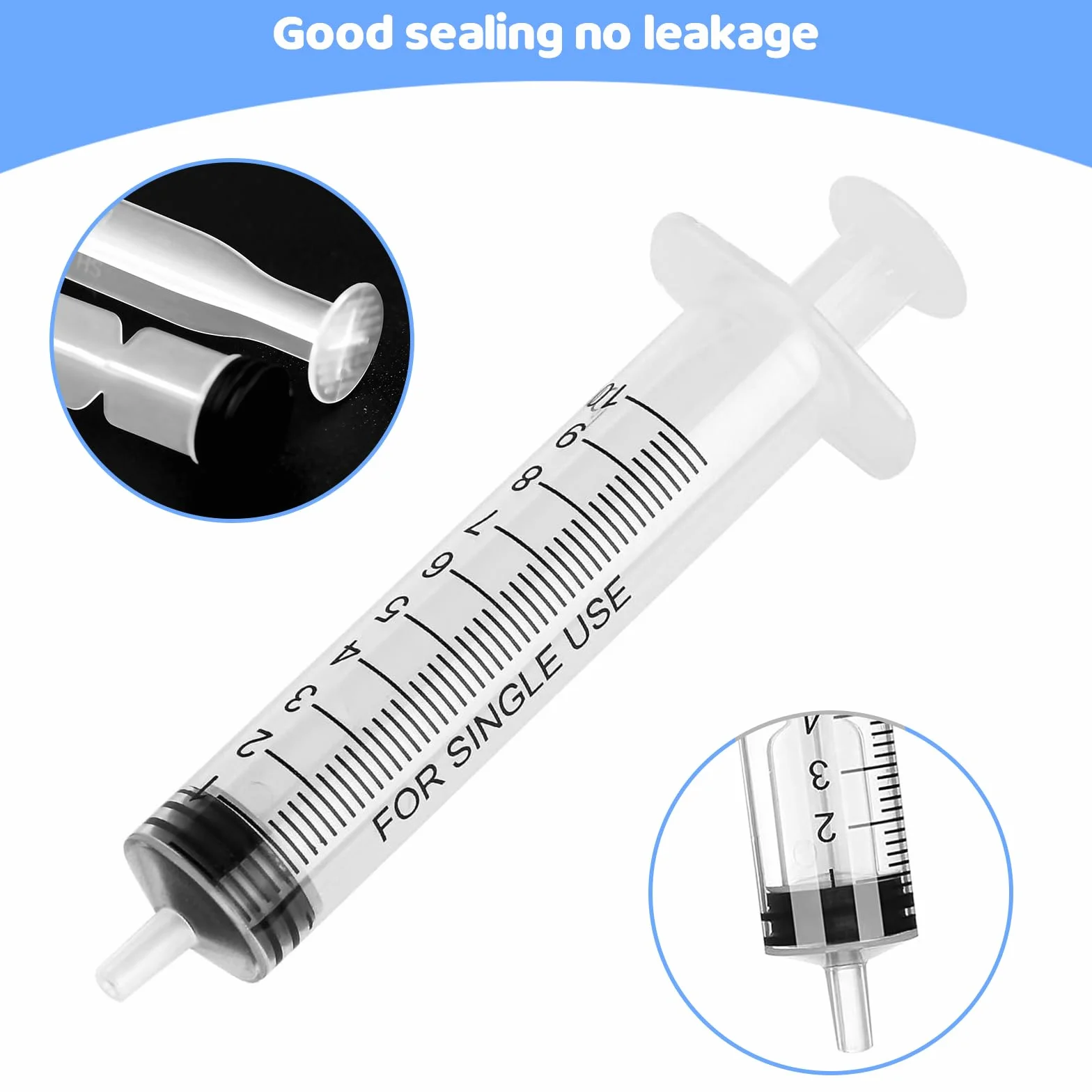 Strzykawki 10 ml 30 sztuk jednorazowe z nasadką dozujące