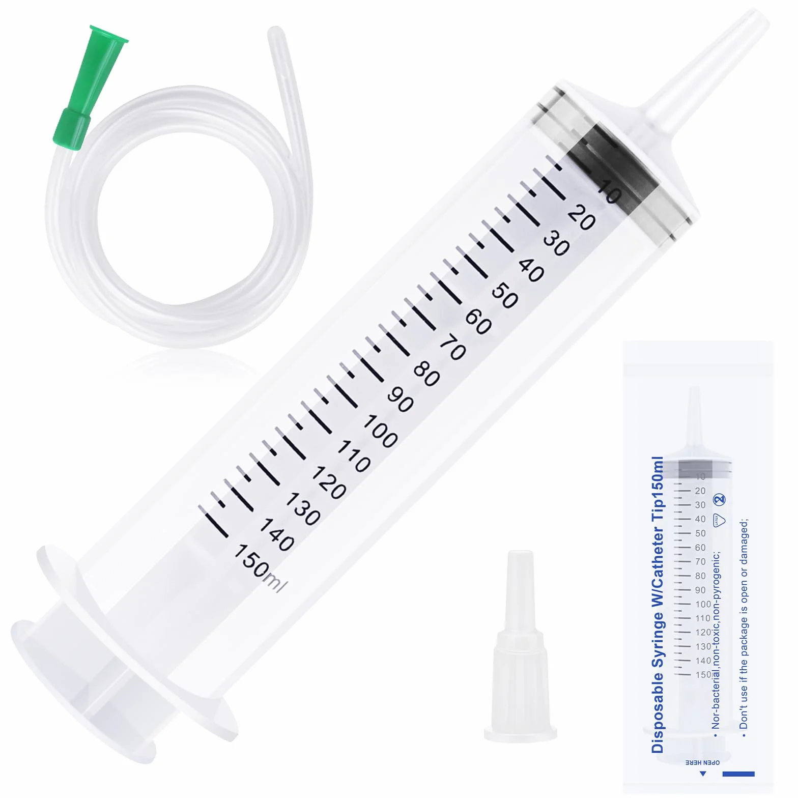 Parastar Strzykawka plastikowa wielokrotnego użytku 150 ml