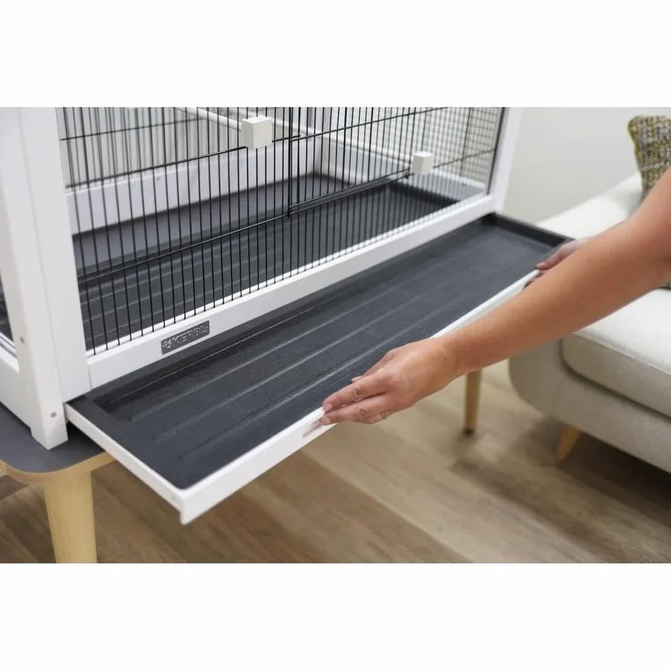 KERBL PET Klatka dla ptaków Kerbl Fips z drewna, 100 x 50 x 60 cm