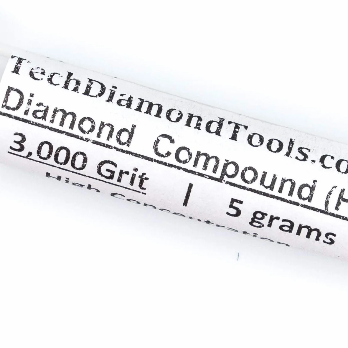 TechDiamondTools Diamentowa pasta polerska, ziarnistość 3000, 3-6 mikronów, do precyzyjnego polerowania, 5 g, wysoka koncentracja 50% proszku Damond