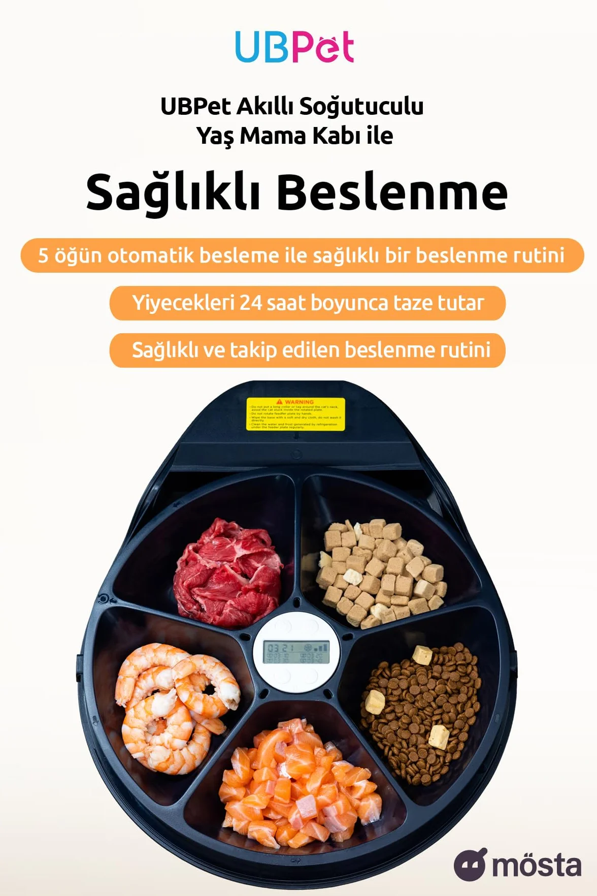 Pettitp Ub Pet Smart Chłodzony podajnik