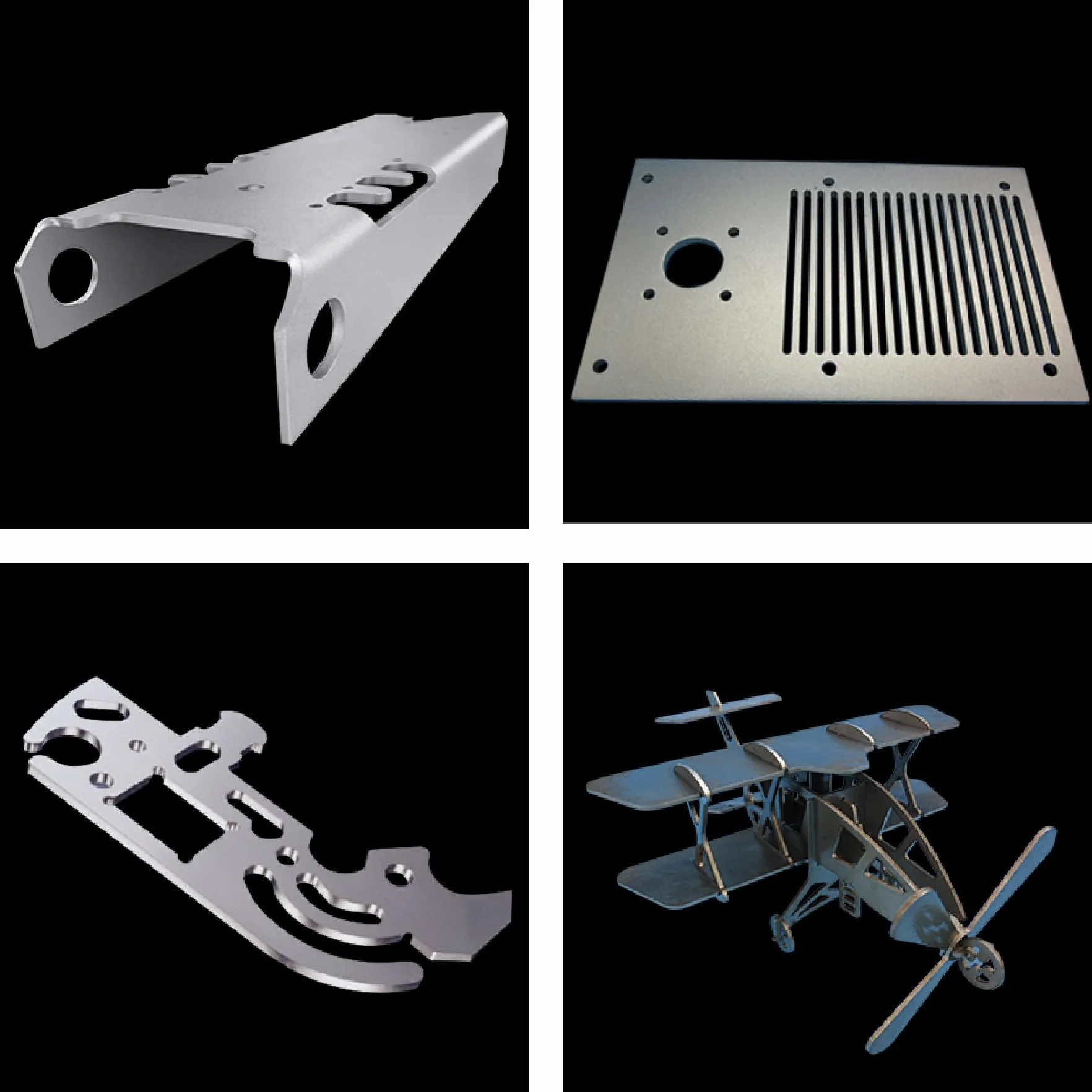 4 kawałki Płyta aluminiowa 20cm x 20cm x 2mm, grubość 2mm, 6061 T6 kwadrat Arkusze i płyty aluminiowe dla DIY Rzemiosło