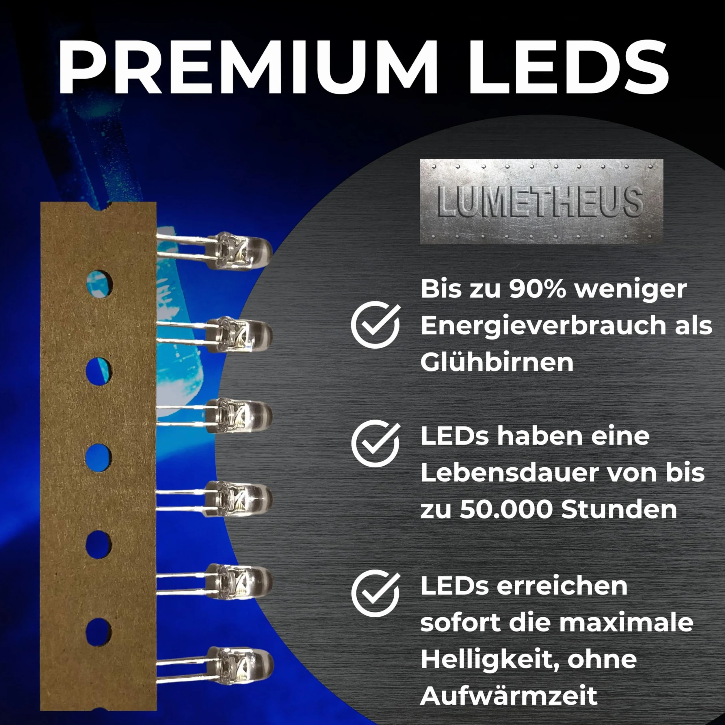 LED 10 mm kolor biały 140000mcd 5 sztuk białe diody świecące ok. 3 V Dioda 2 Pin LED obudowa przezroczysta