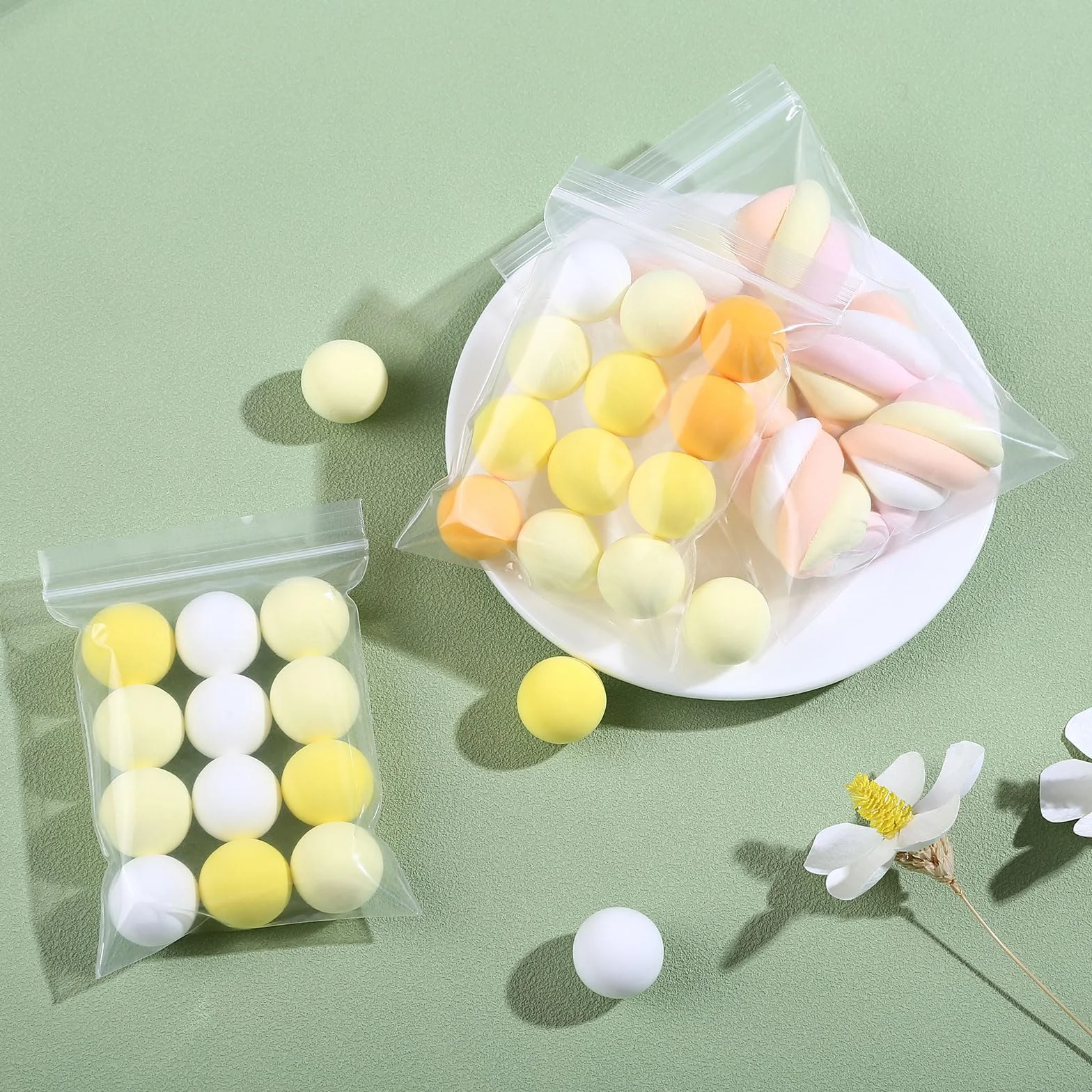 Bäcker & Lecker woreczki strunowe 7x10 cm 200 sztuk przezroczyste polietylenowe