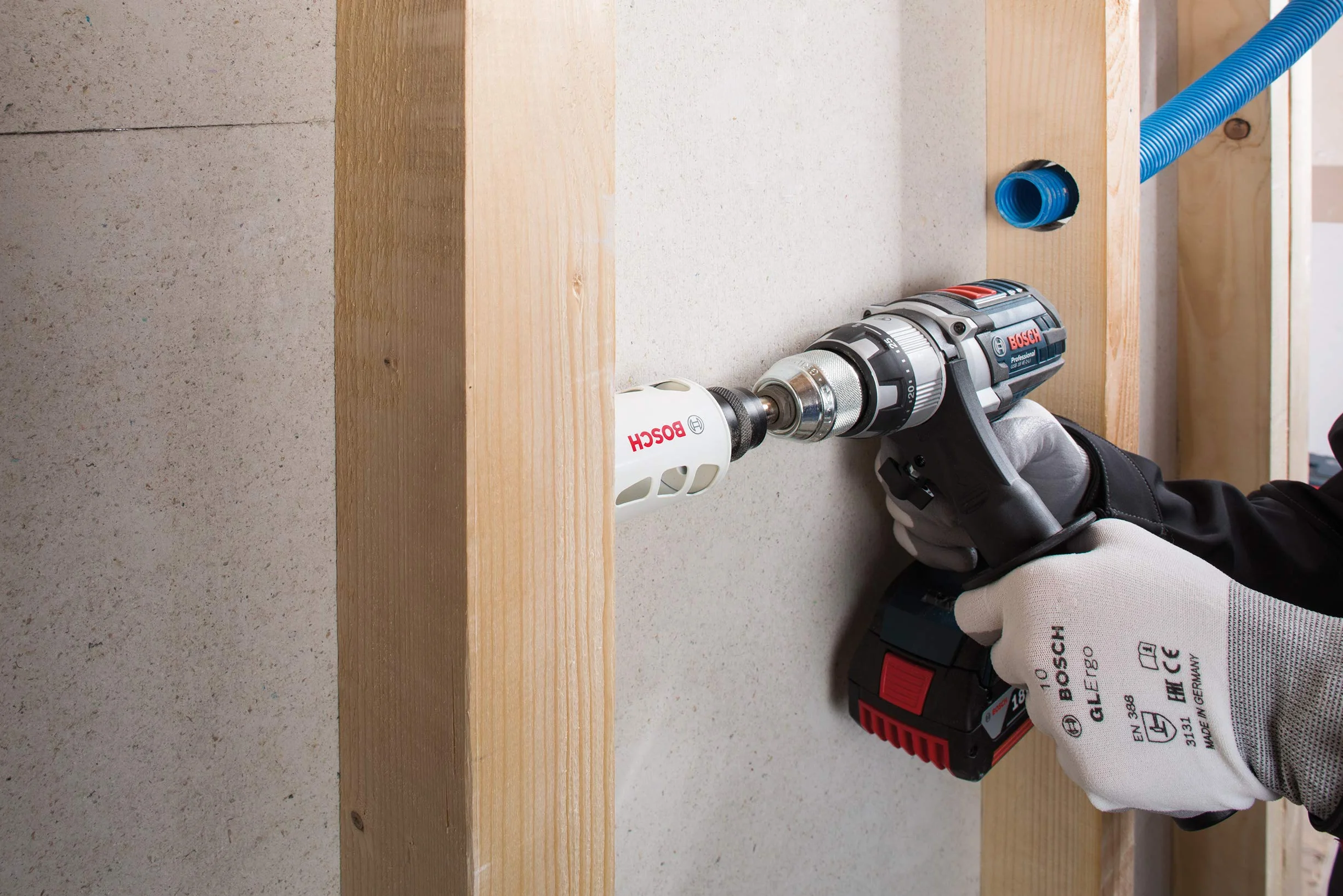Bosch Professional 9-częściowy Zestaw Otwornic Progressor for Wood & Metal Set (dla instalatorów sanitarnych, Ø 20-64 mm, Akcesoriów Wiertarek)