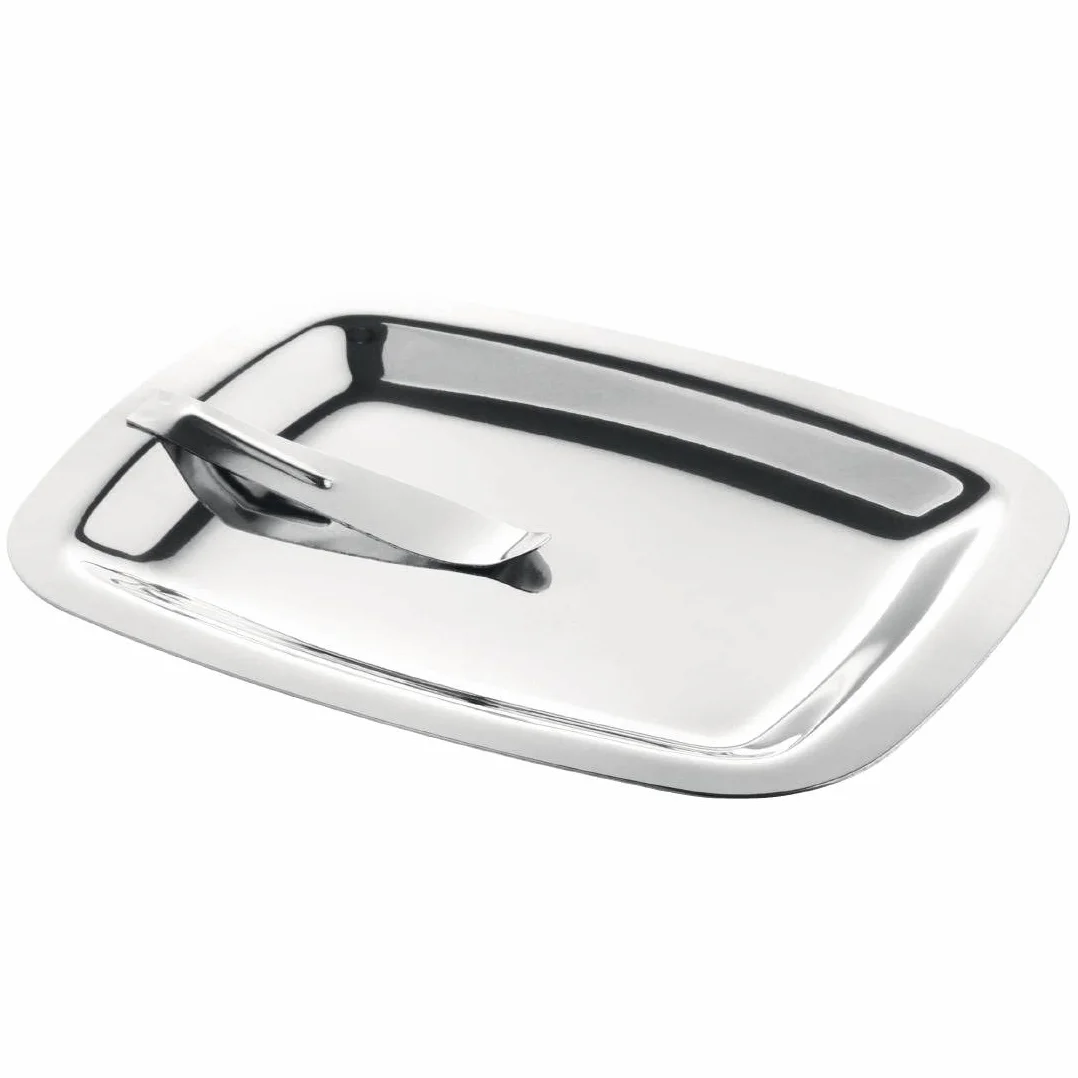 Olympia Stainless Steel Tip Tray with Spring Hold - 150x120mm