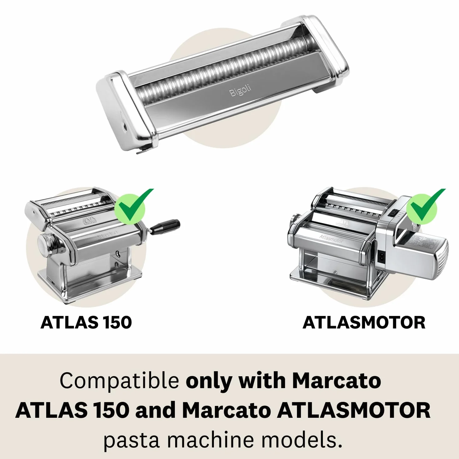 Marcato Akcesoria do Atlas 150, stal, srebro, linguine 23x20x16cm